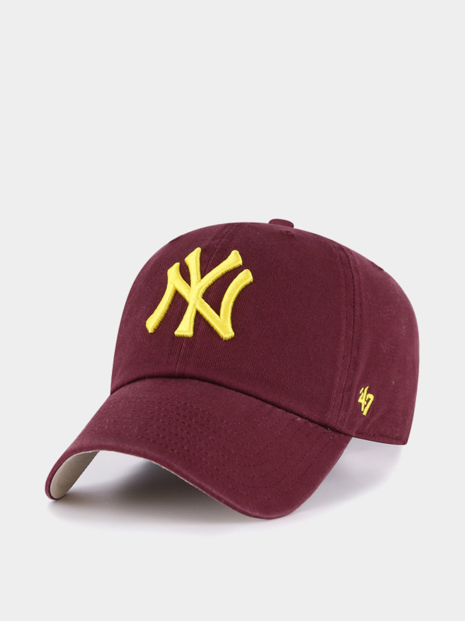 Czapka z daszkiem 47 Brand MLB New York Yankees (dark maroon)