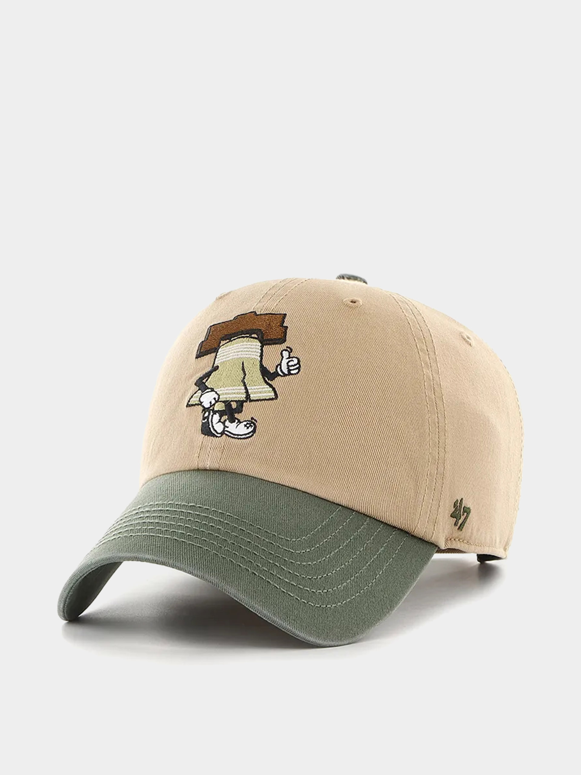 Czapka z daszkiem 47 Brand MLB Philadelphia Phillies Cartoon Icon (khaki)