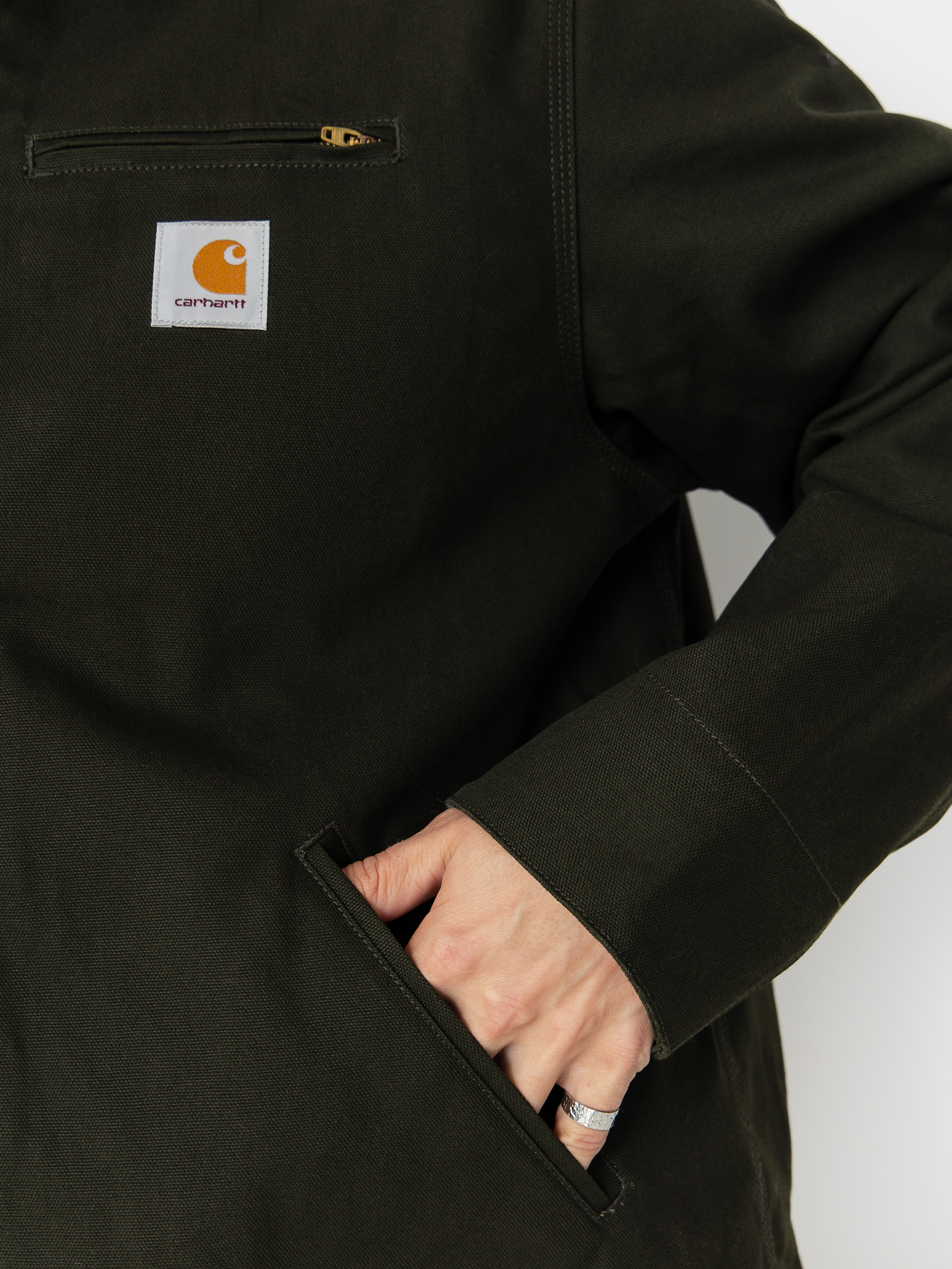 Kurtka Carhartt WIP Detroit (olive/black/rigid)