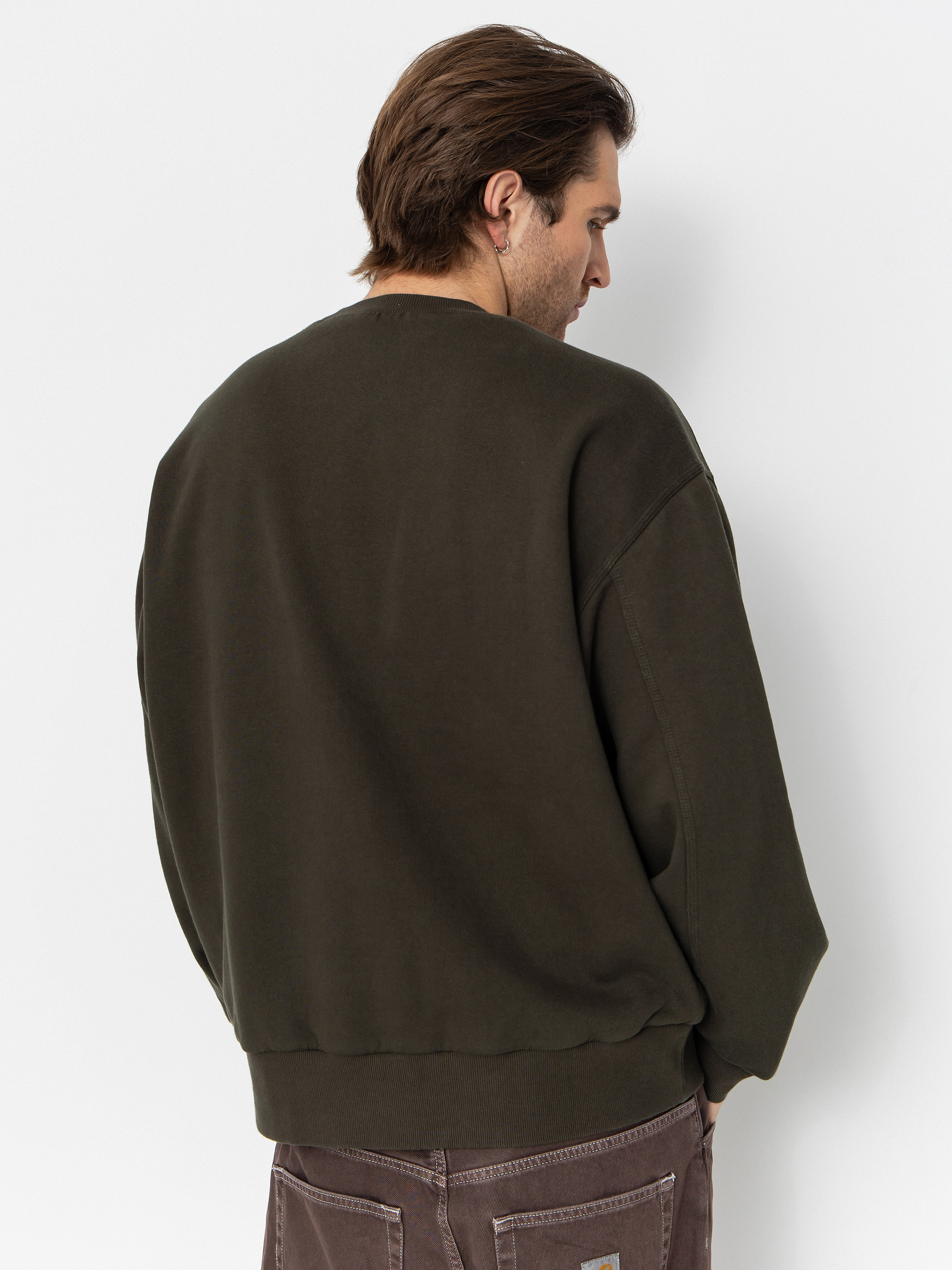 Bluza Carhartt WIP Detroit (olive/stone washed)