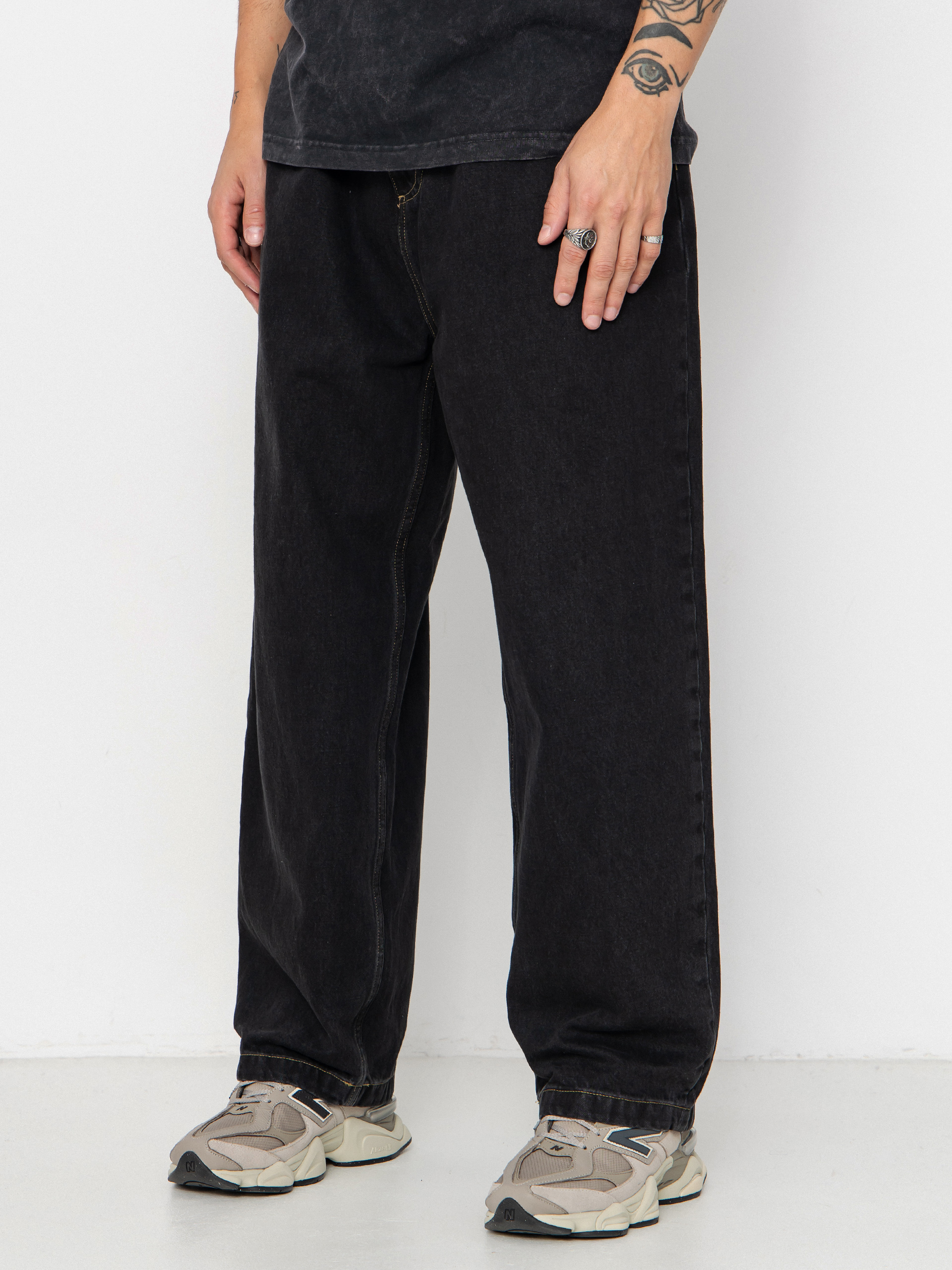 Spodnie Carhartt WIP Brandon (black/stone washed)