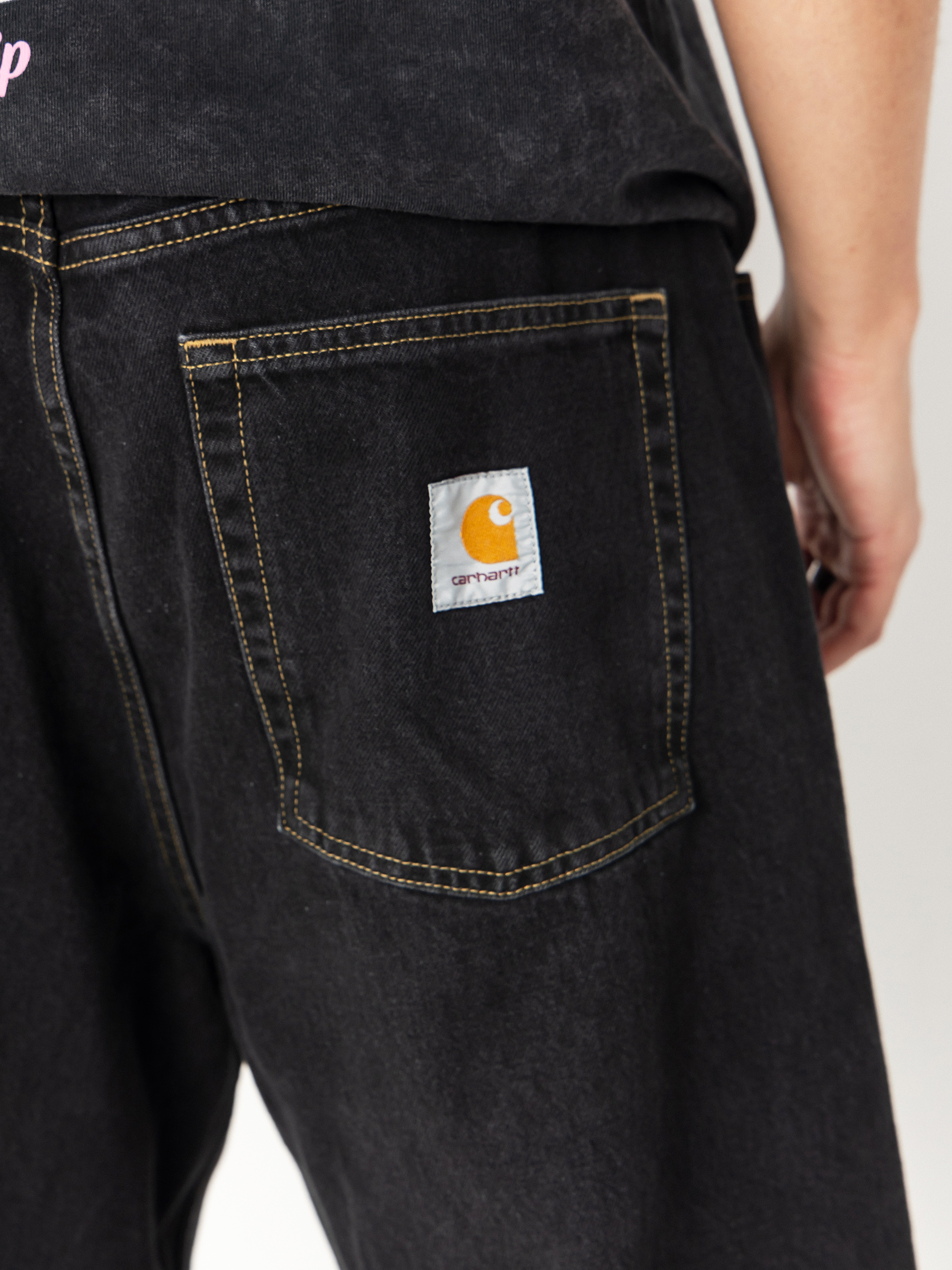 Spodnie Carhartt WIP Brandon (black/stone washed)