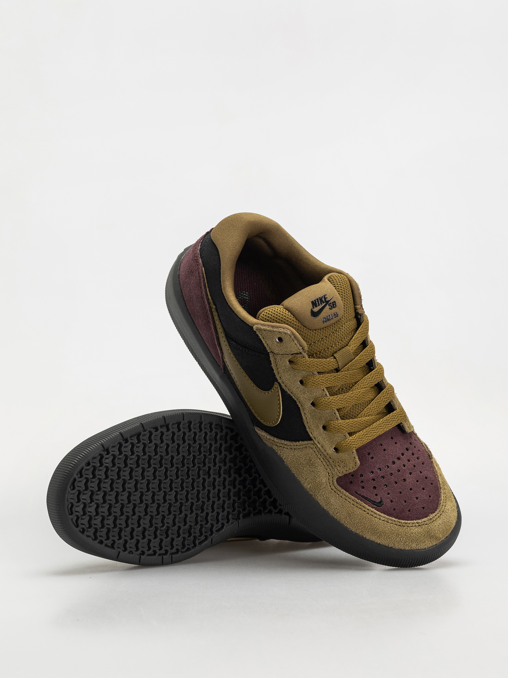 Buty Nike SB Force 58 (black/olive flak burgundy crush off noir)