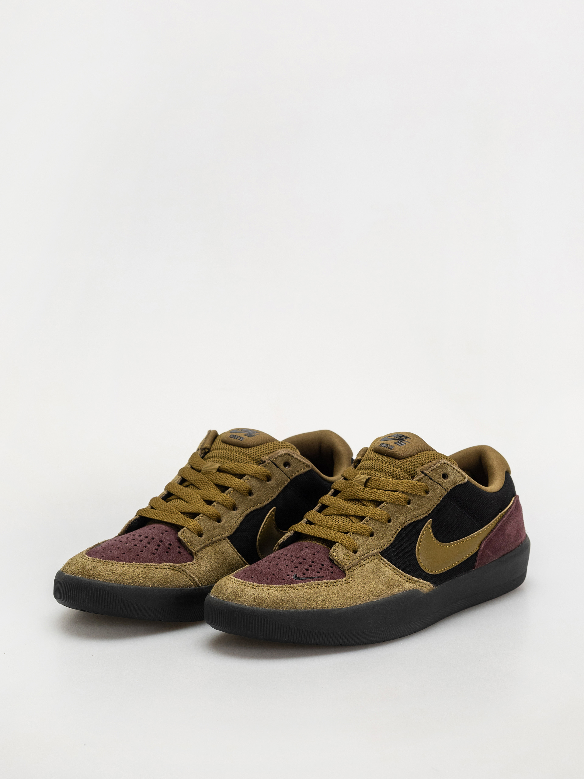 Buty Nike SB Force 58 (black/olive flak burgundy crush off noir)
