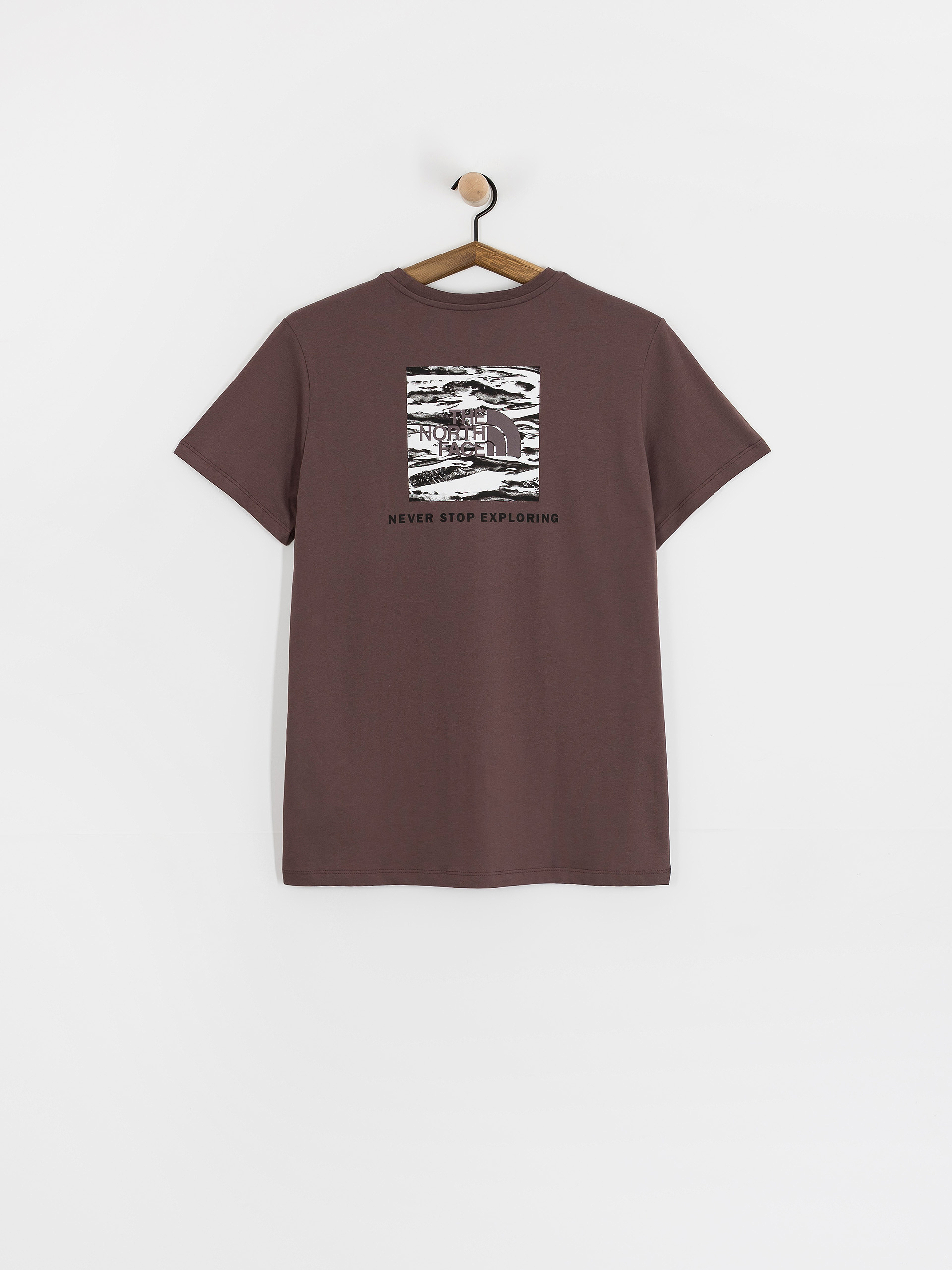T-shirt The North Face Box Nse Edge Of Light Infill Relaxed (tawny quartz/tnf black)