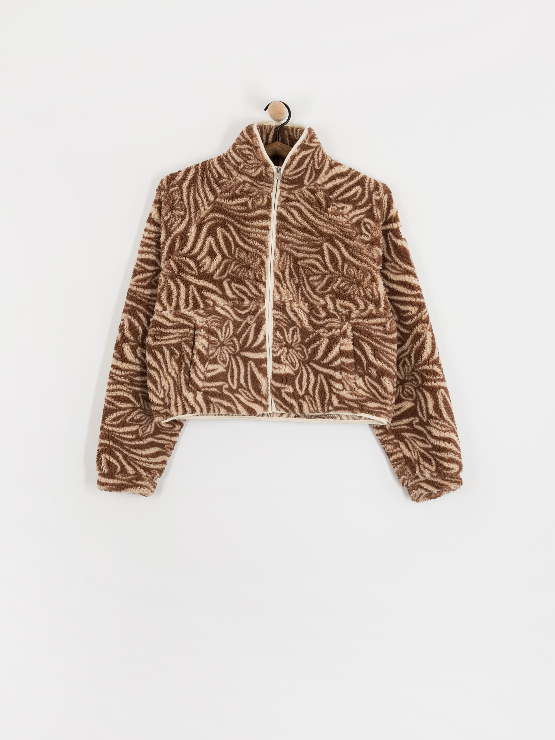 Polar Roxy Blurry Cloud Print Wmn (parchment animal floral big)