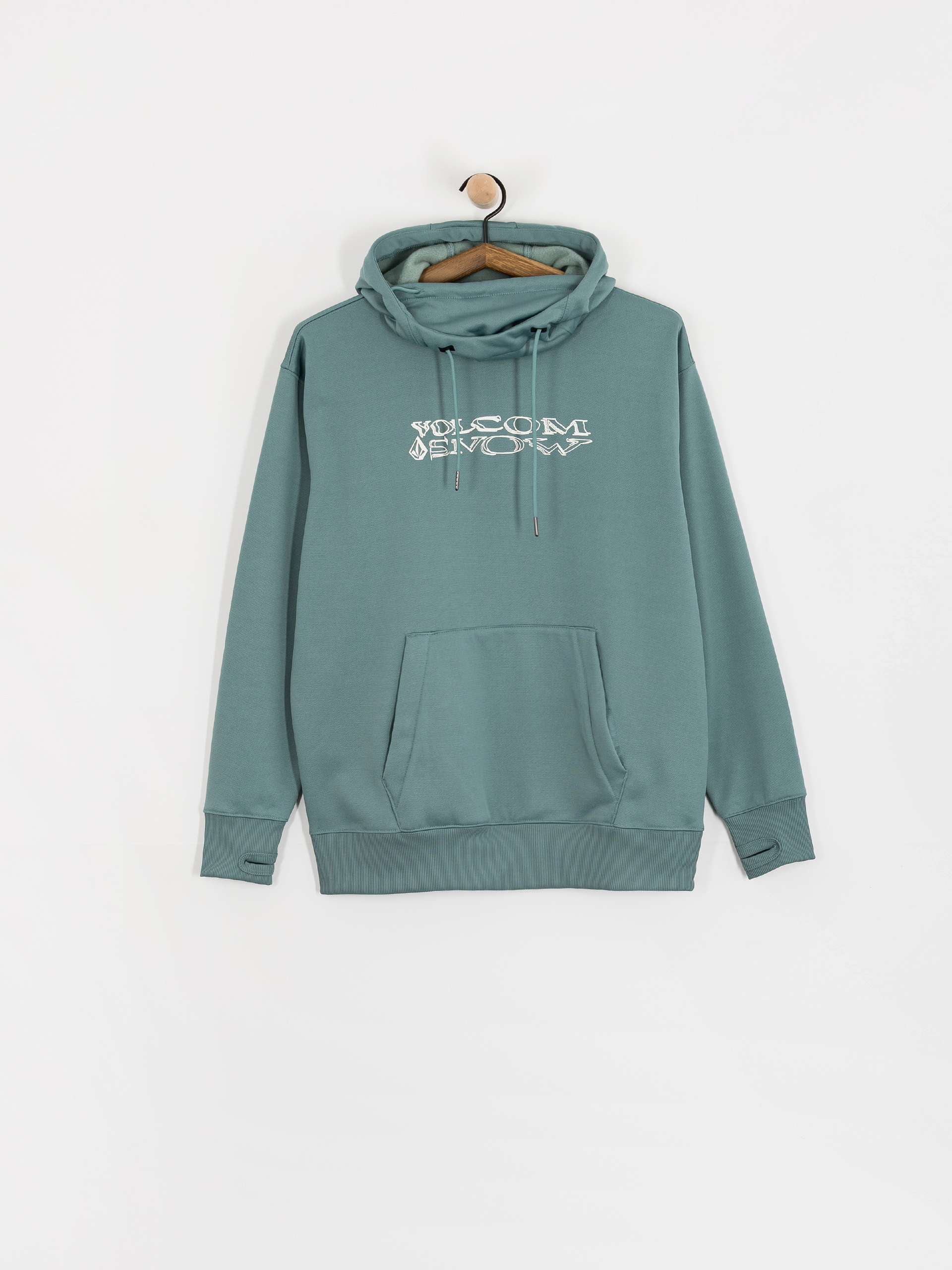 Bluza z kapturem Volcom Riding Hydro HD Wmn (arctic blue)