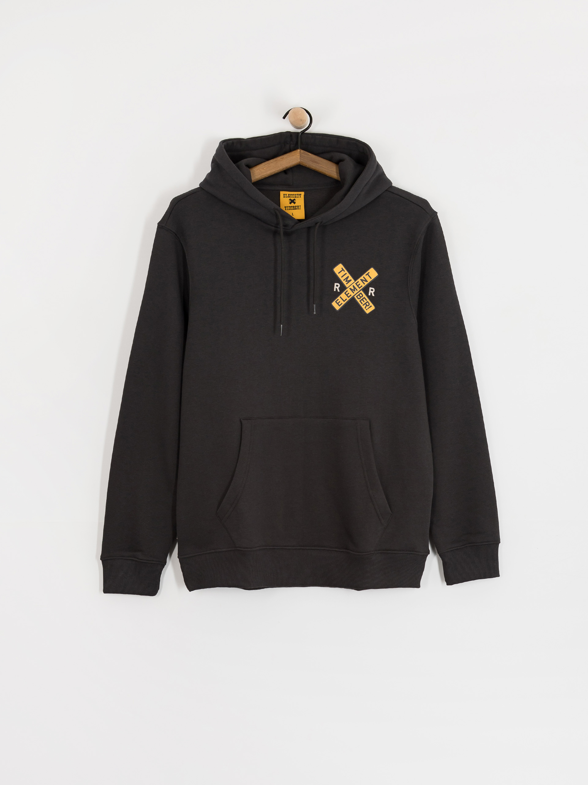 Bluza z kapturem Element Timber Signs HD (off black)