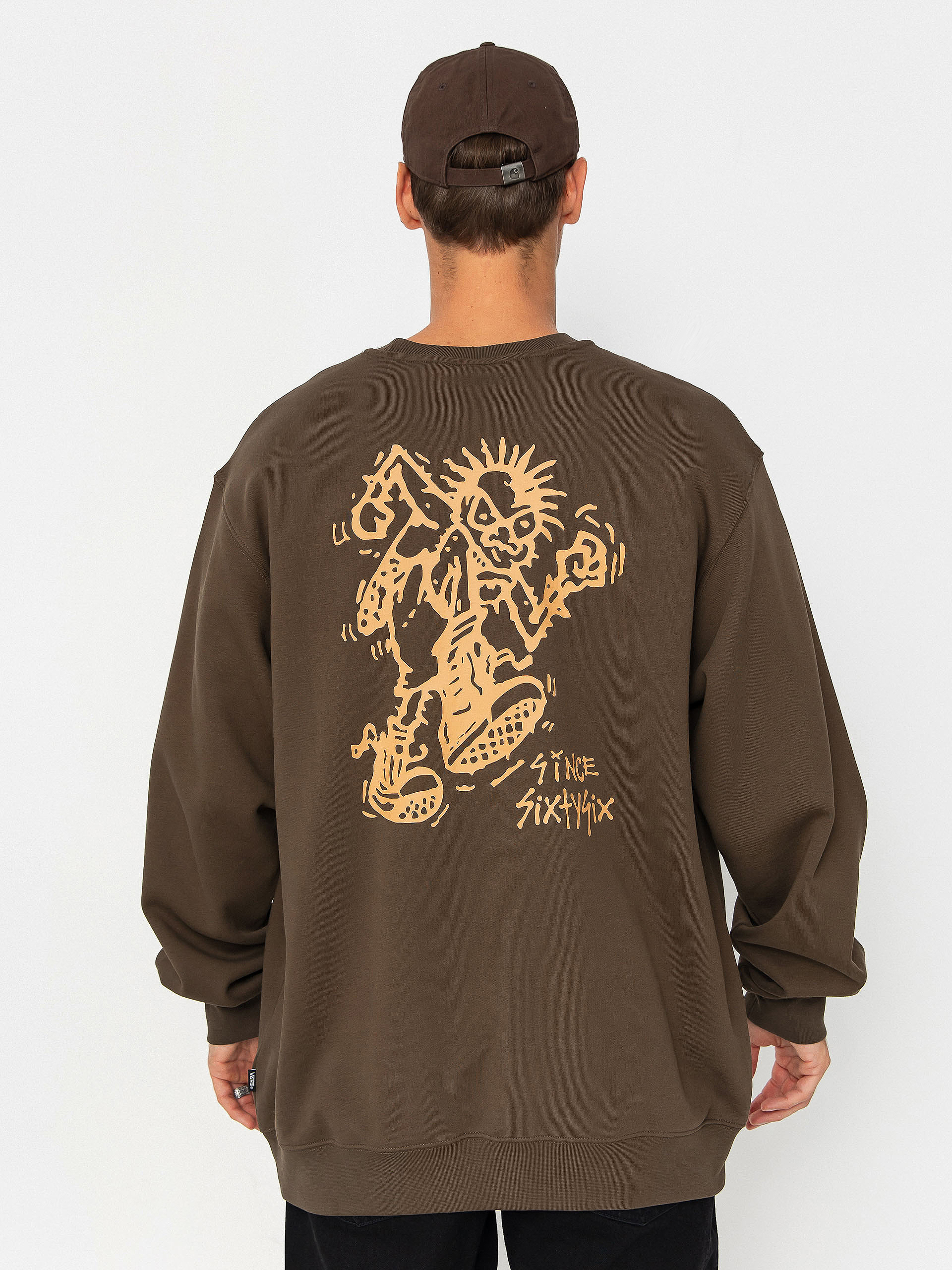 Bluza Vans Stomper Loose Fit Crew (coal brown)