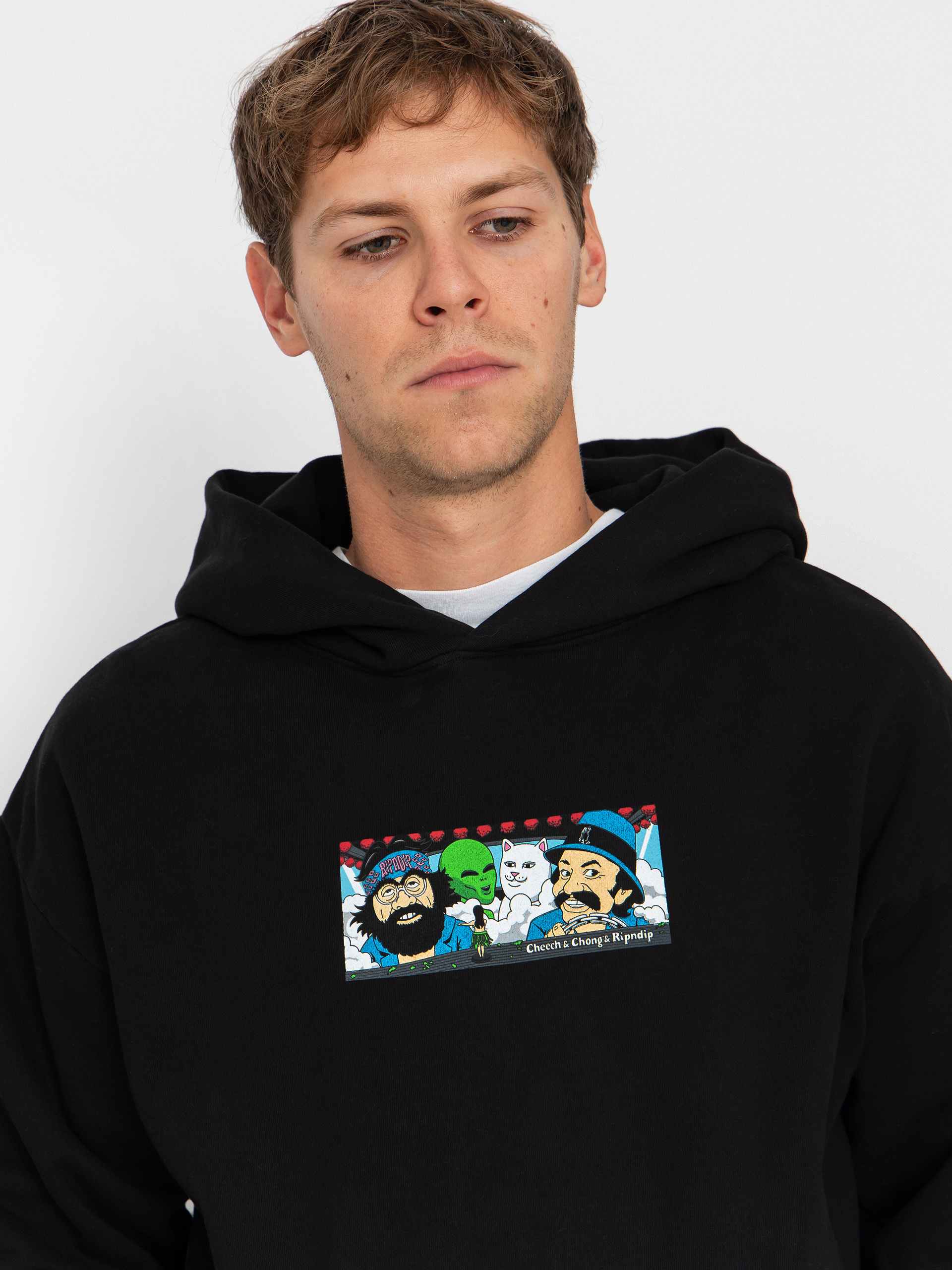 Bluza z kapturem RipNDip Riders HD (black)