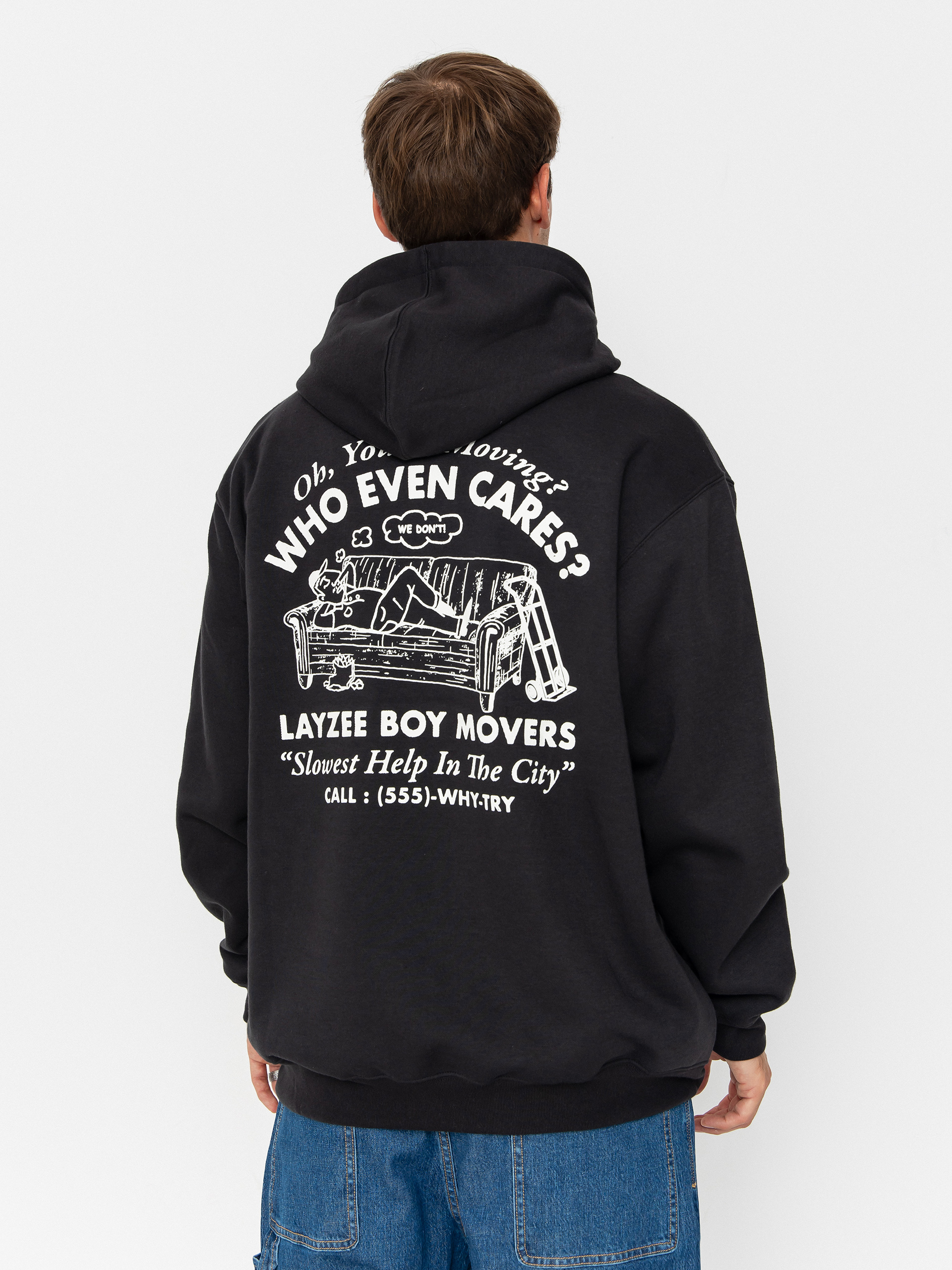 Bluza z kapturem Vans Moving Co HD (black)