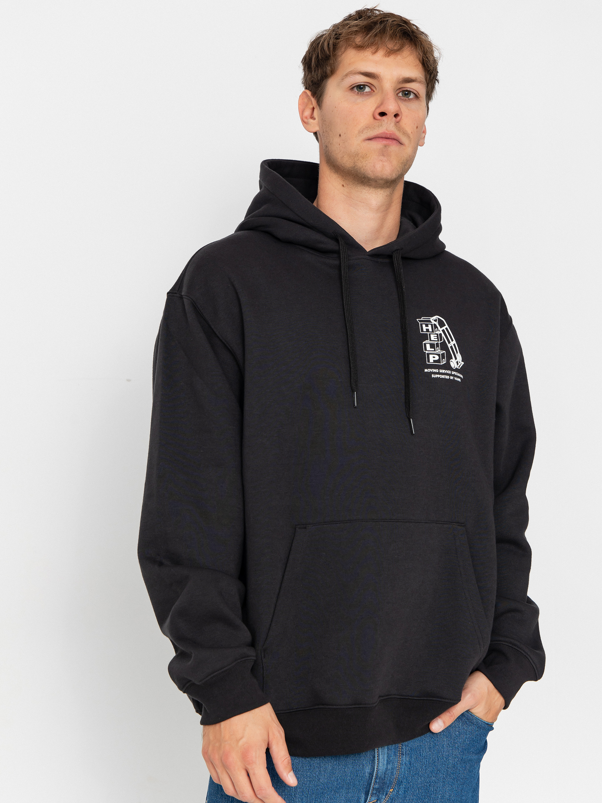Bluza z kapturem Vans Moving Co HD (black)