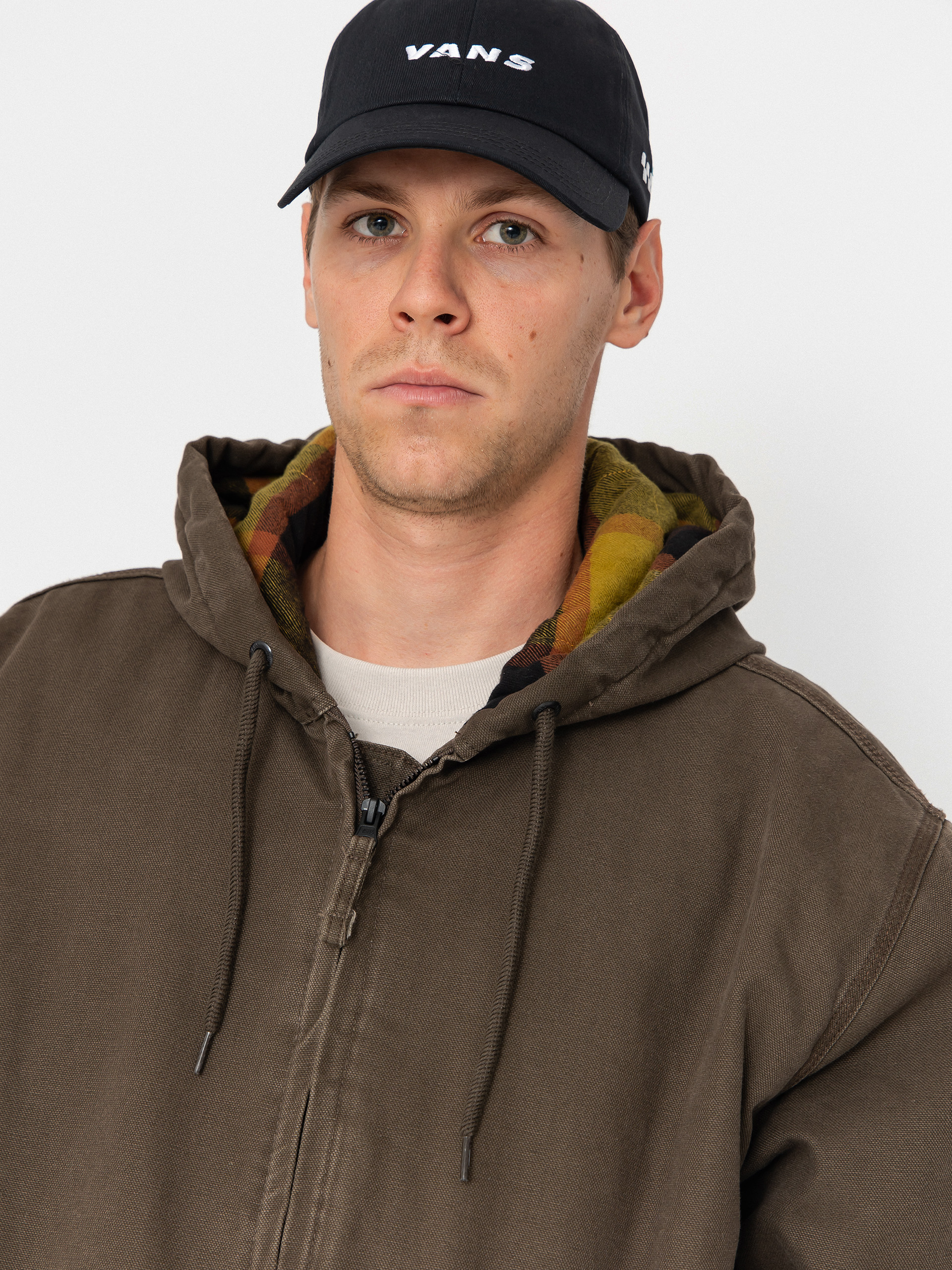 Kurtka Vans Workwear Canvas Full Zip (coal brown)