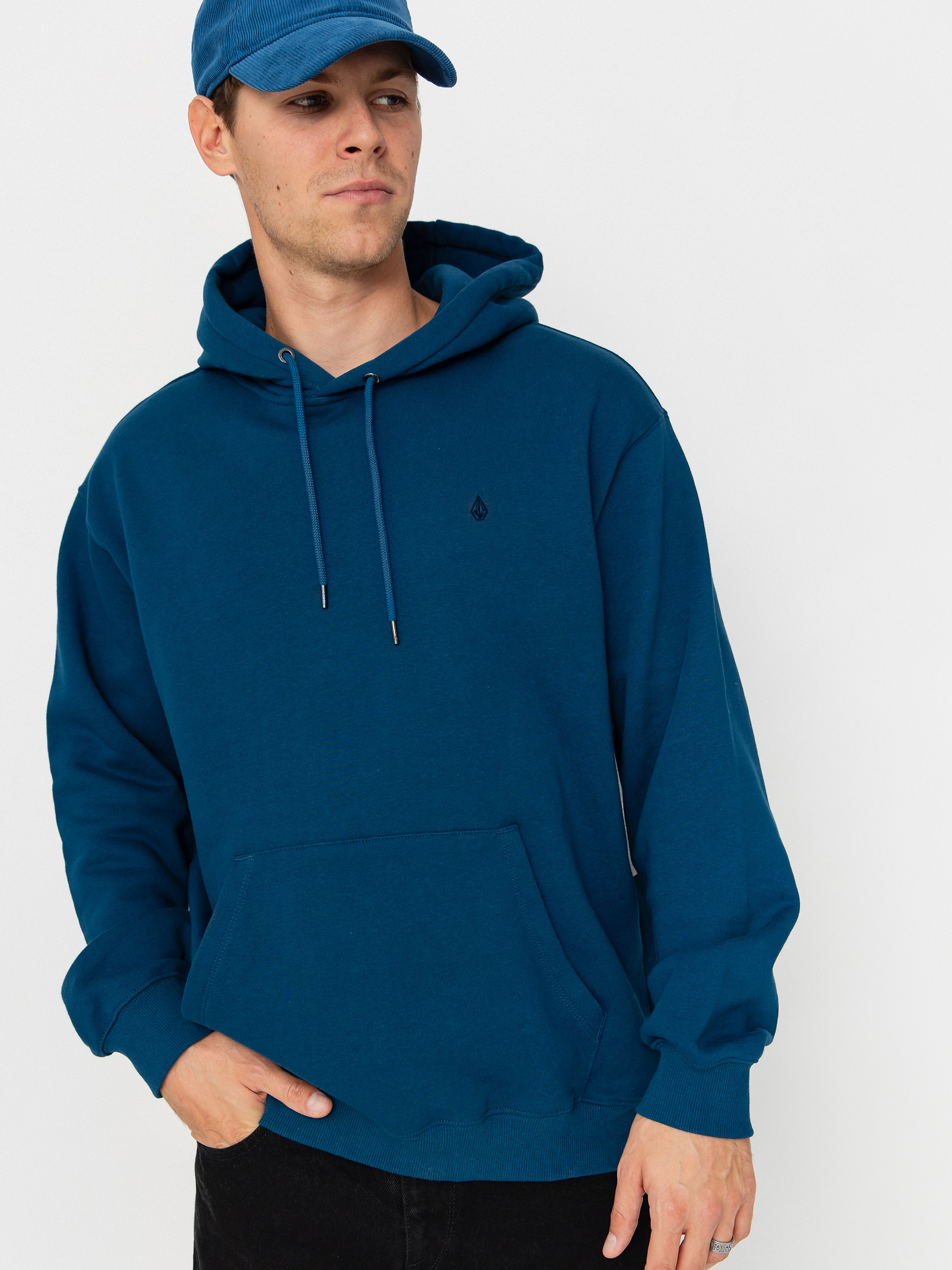 Bluza z kapturem Volcom Single Stone HD (cosmic blue)