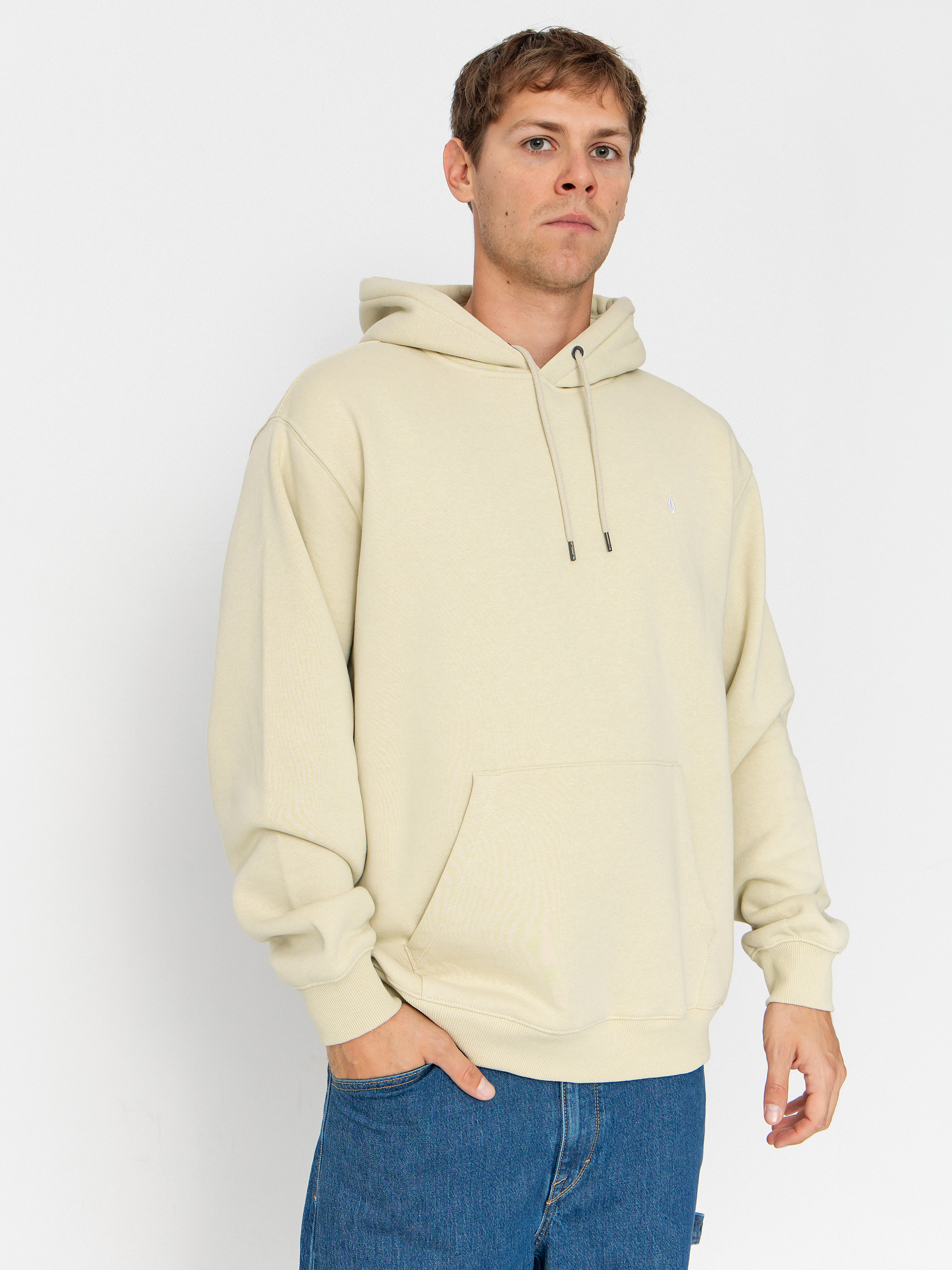 Bluza z kapturem Volcom Single Stone HD (light beige)