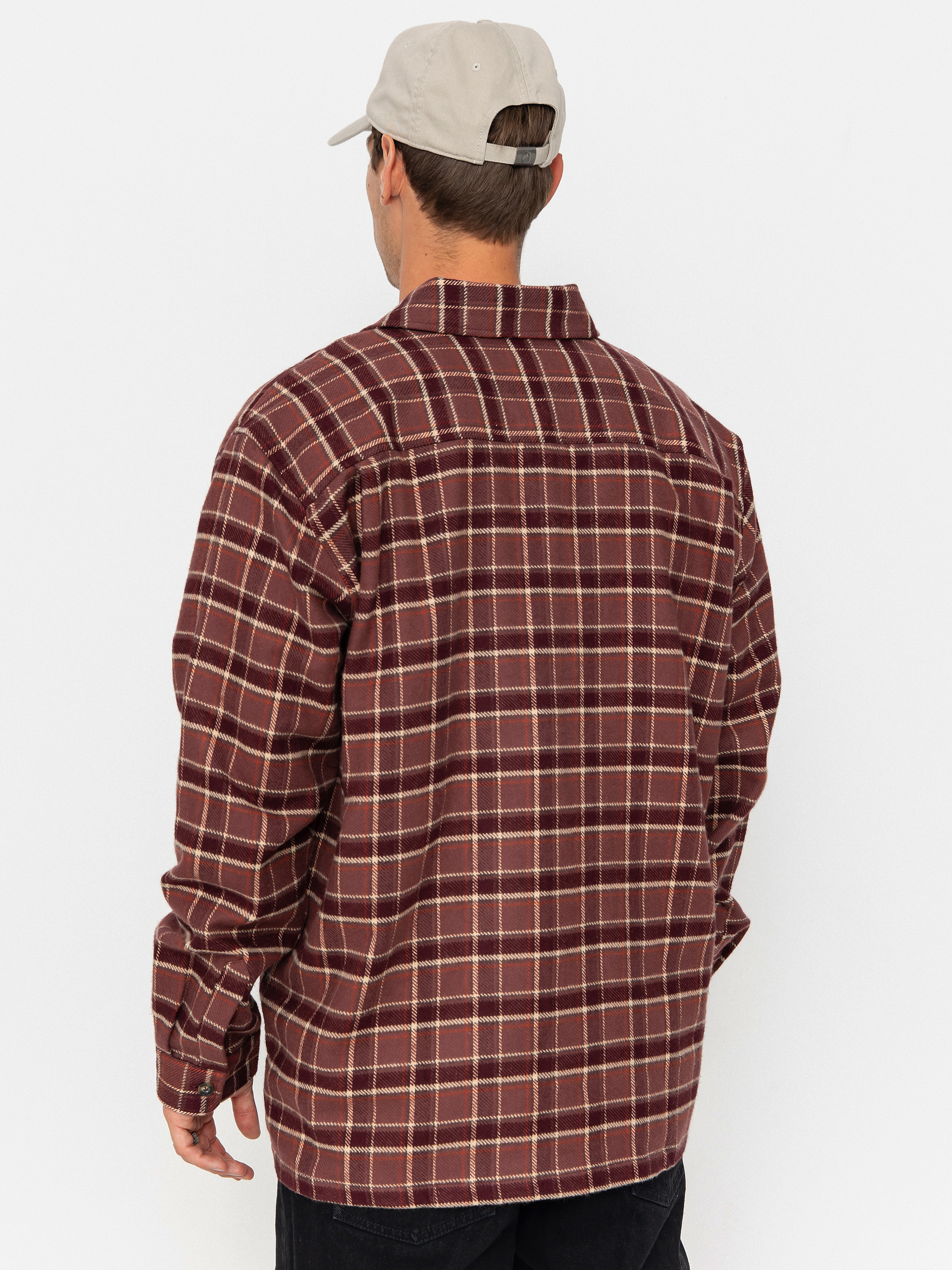 Koszula Polar Skate Mike Flannel (oxblood check)