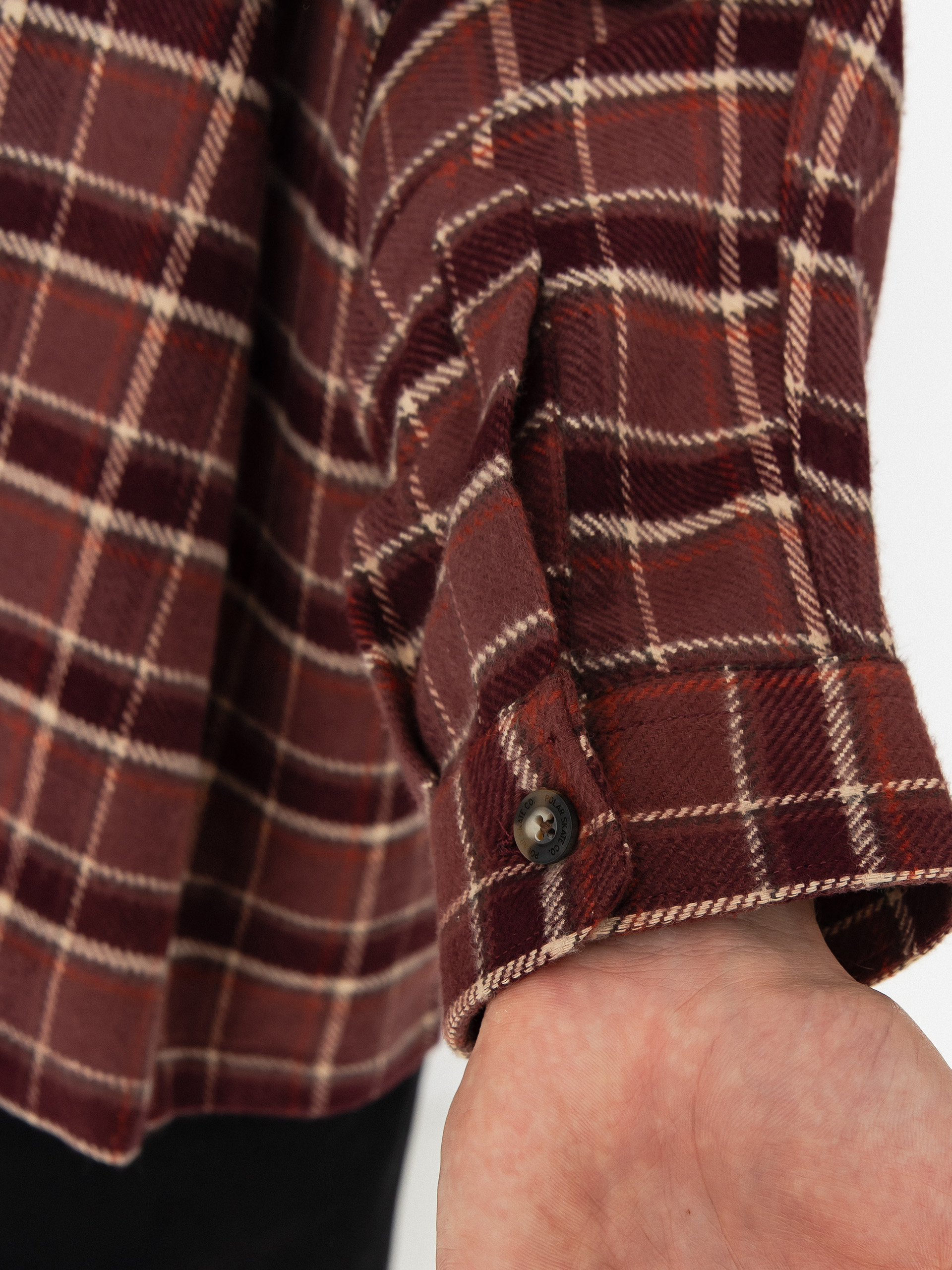 Koszula Polar Skate Mike Flannel (oxblood check)