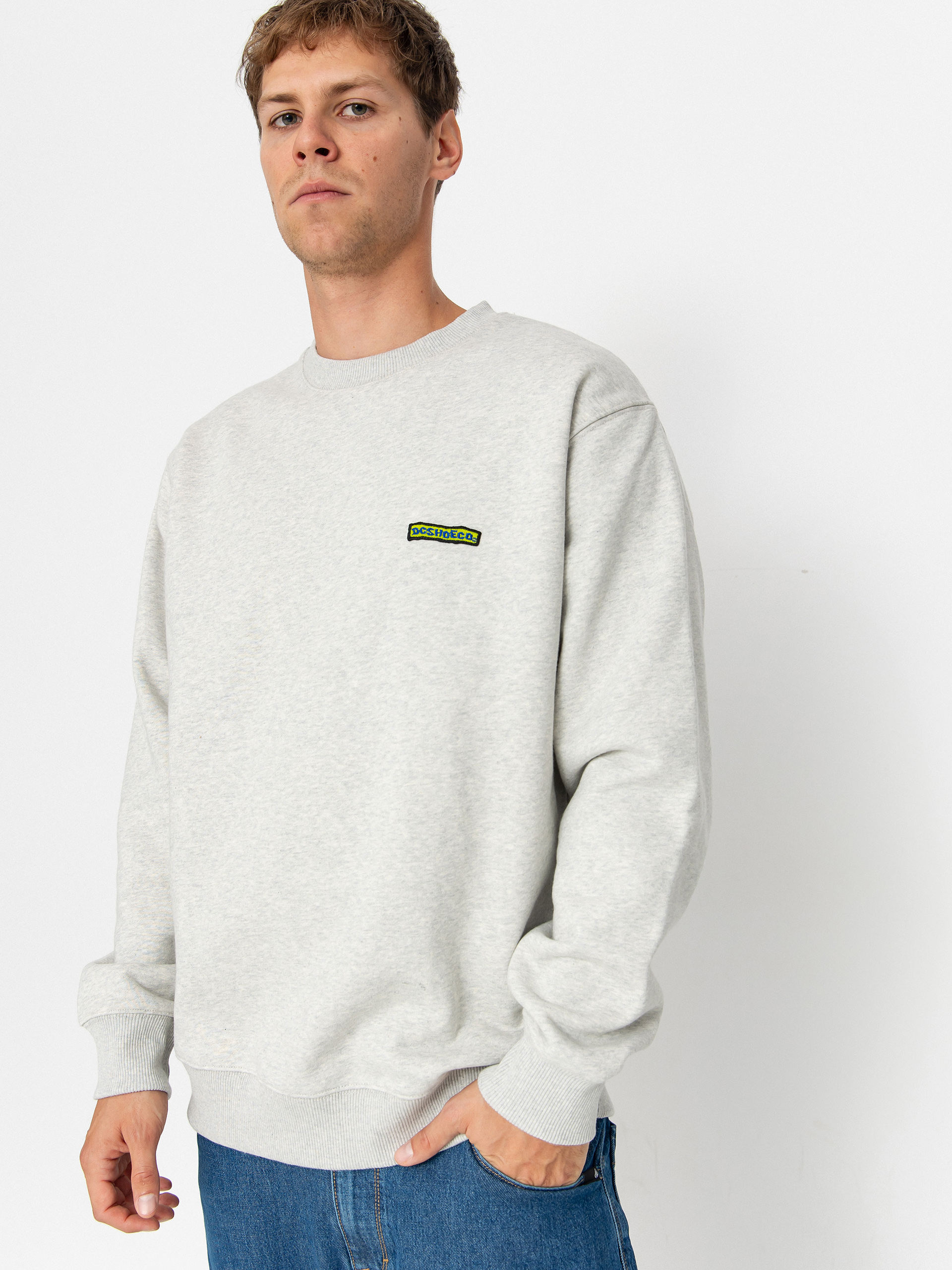 Bluza DC Patch It Crew (light heather grey)