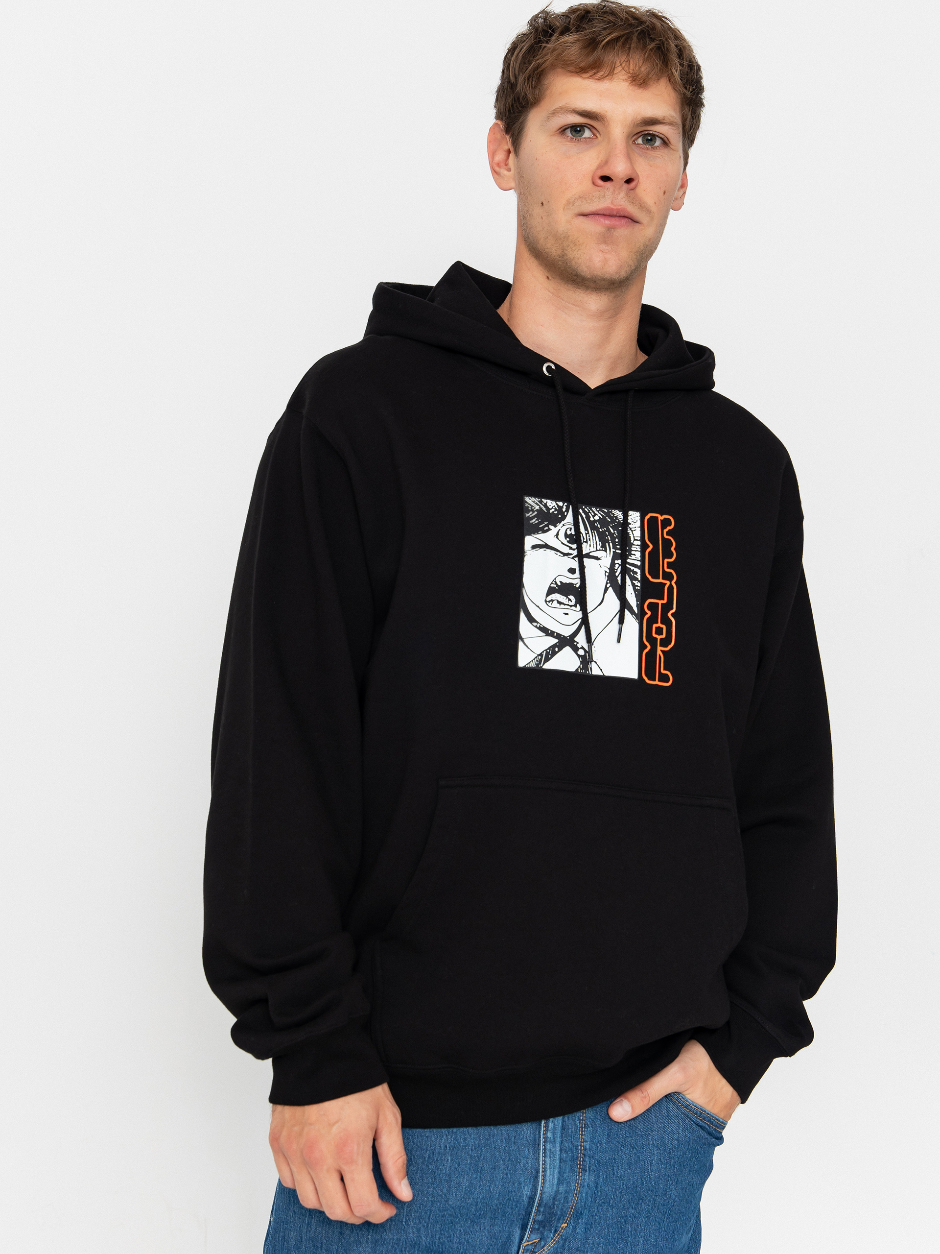 Bluza z kapturem Polar Skate Dave Third Eye HD (black)