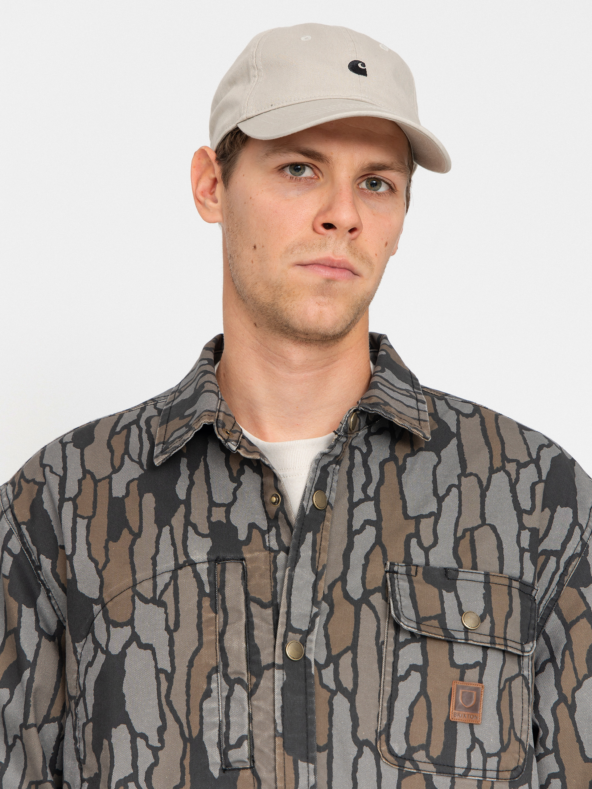 Koszula Brixton Builders Stretch Overshirt (bark camo)