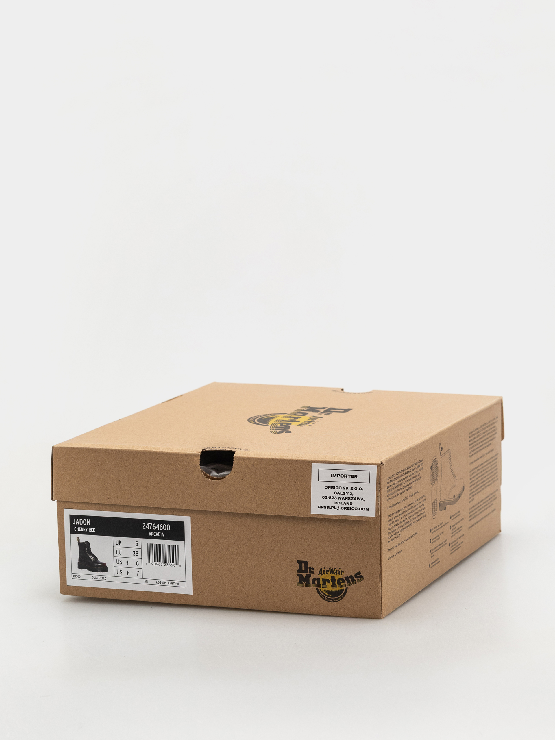 Buty Dr. Martens Jadon (cherry red arcadia)