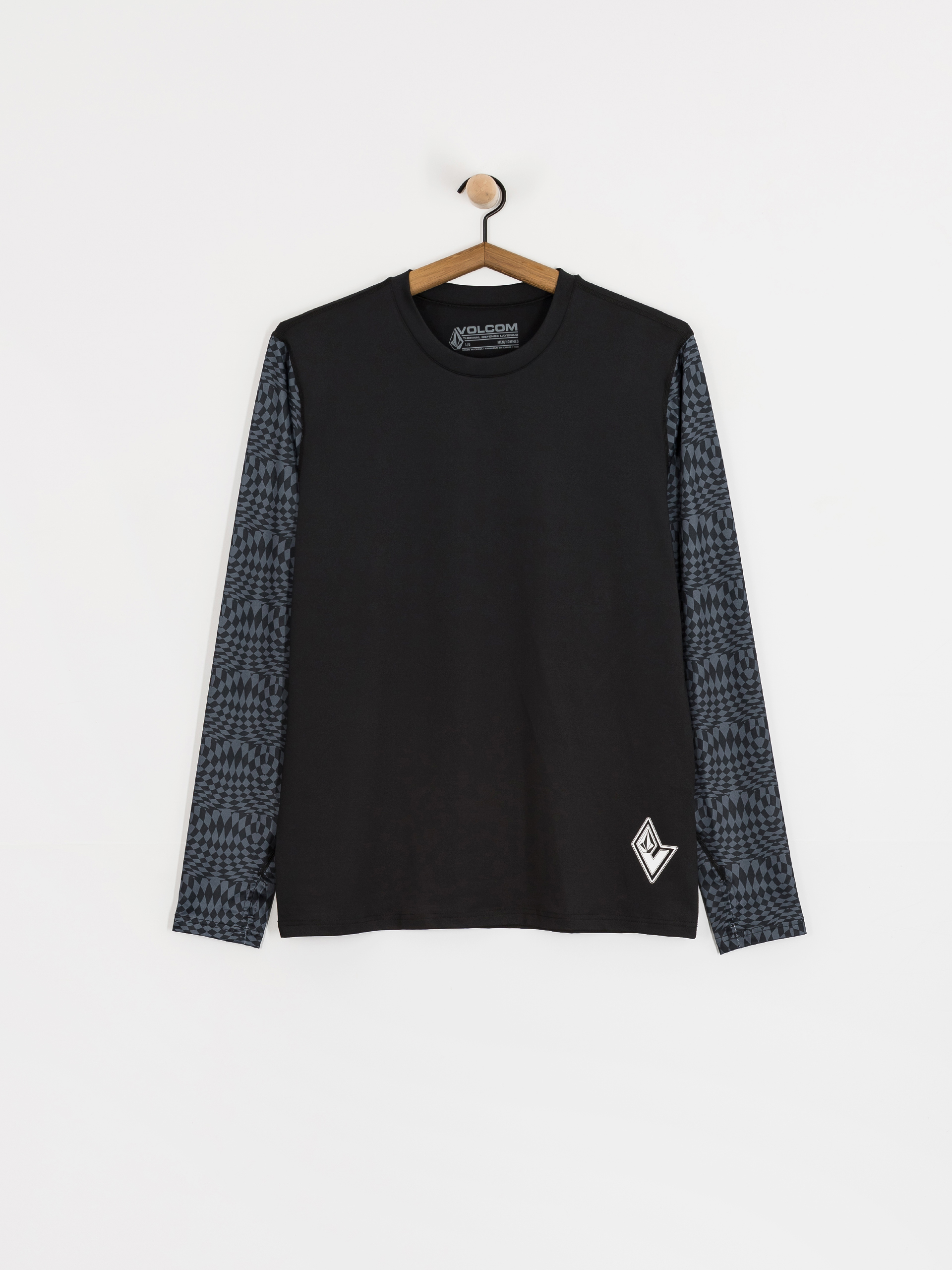 Longsleeve aktywny Volcom M V Science Crew (black/charcoal)