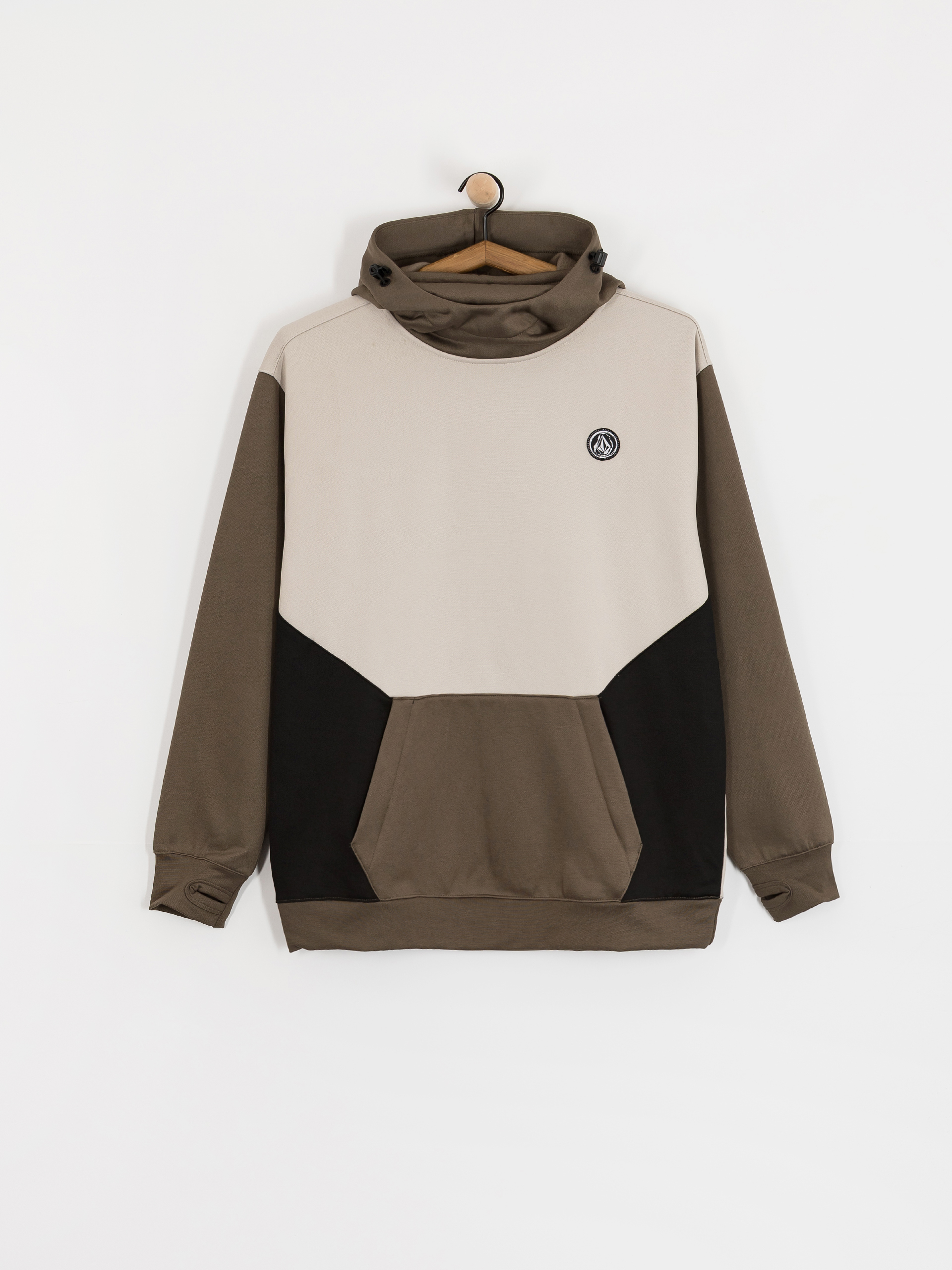 Męska Bluza aktywna Volcom Hydro Riding HD (military)