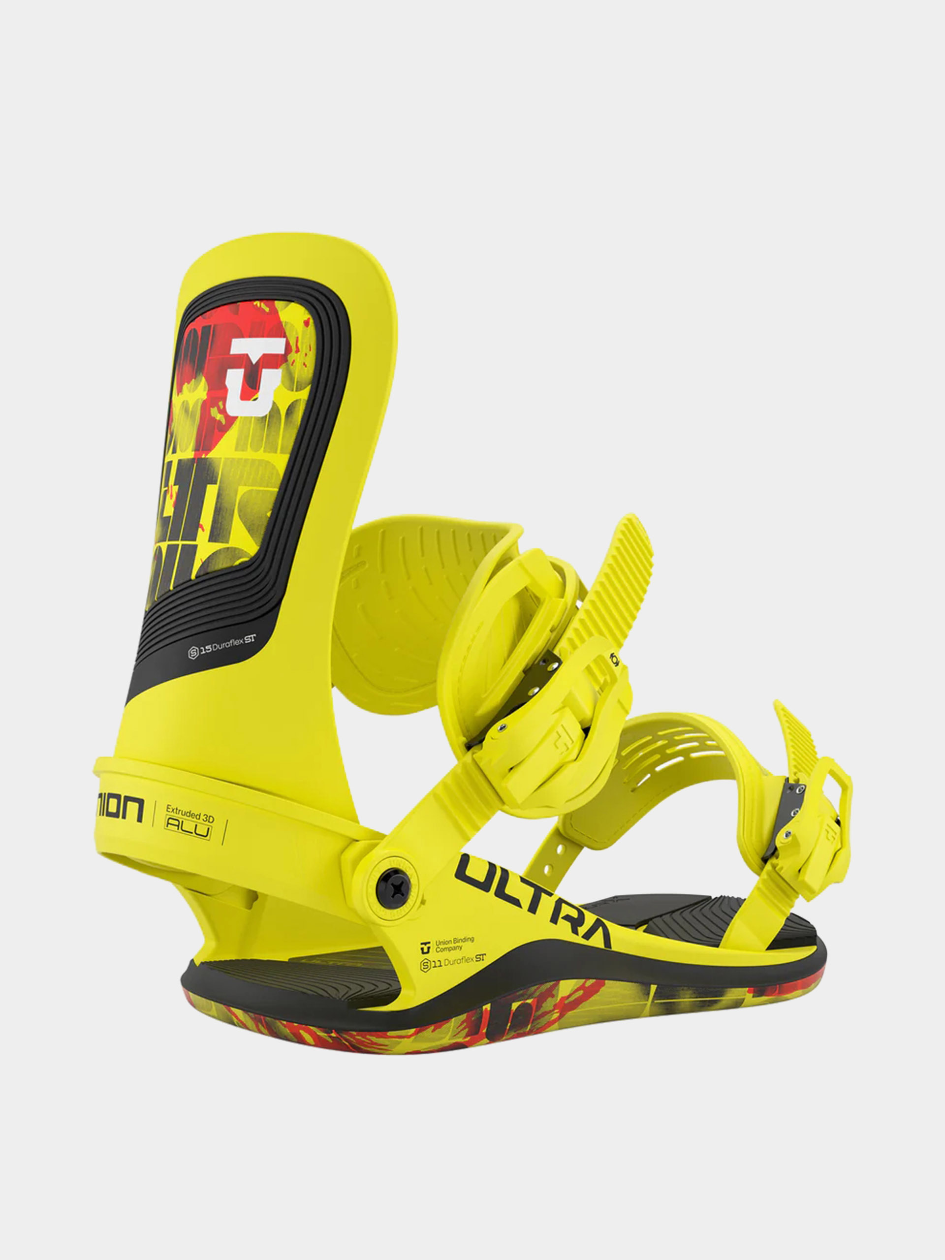 Wiązania snowboardowe Union Ultra (hype yellow)