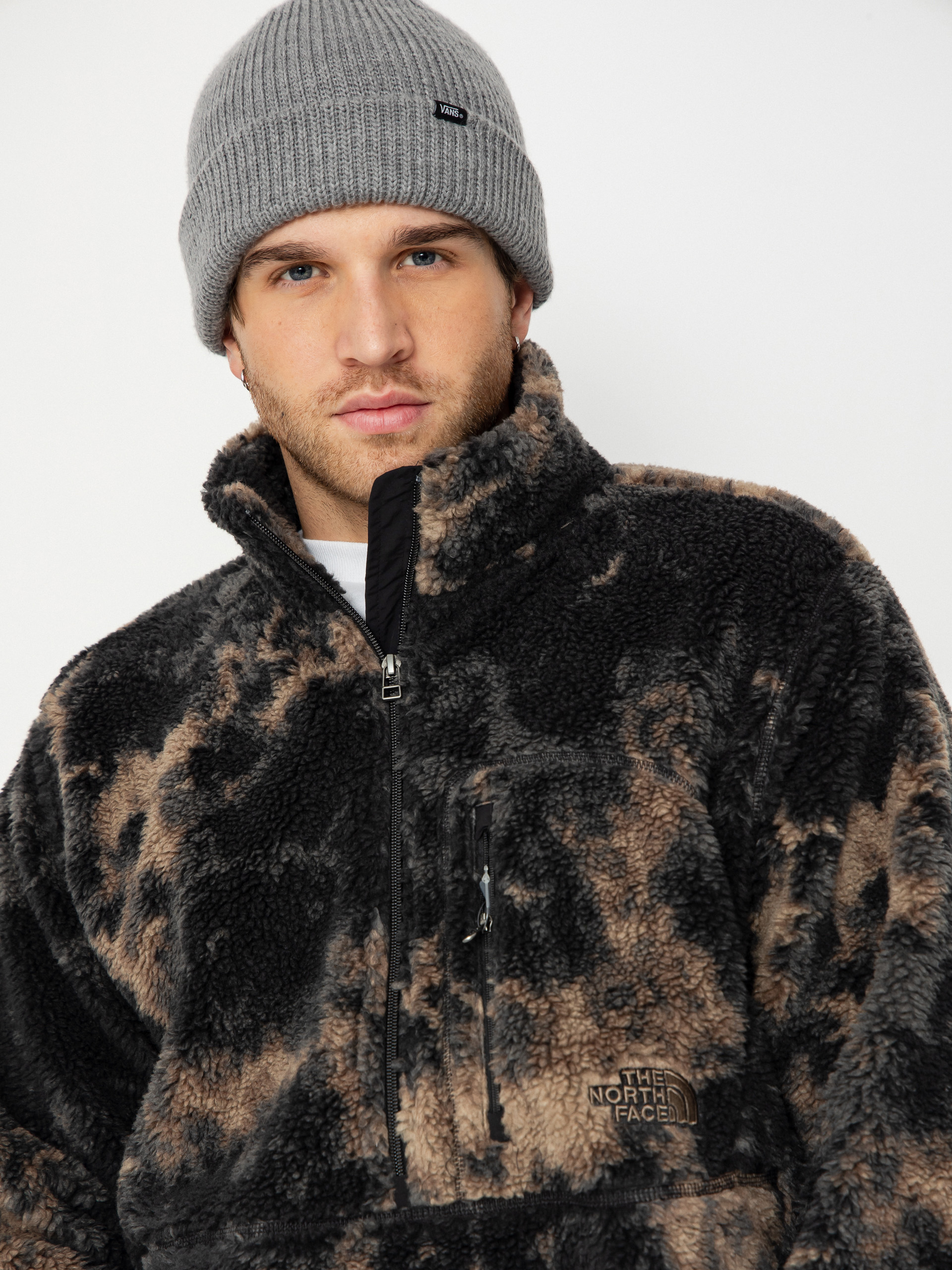 Kurtka The North Face Extreme Pile 2 Pullover Print - brązowy