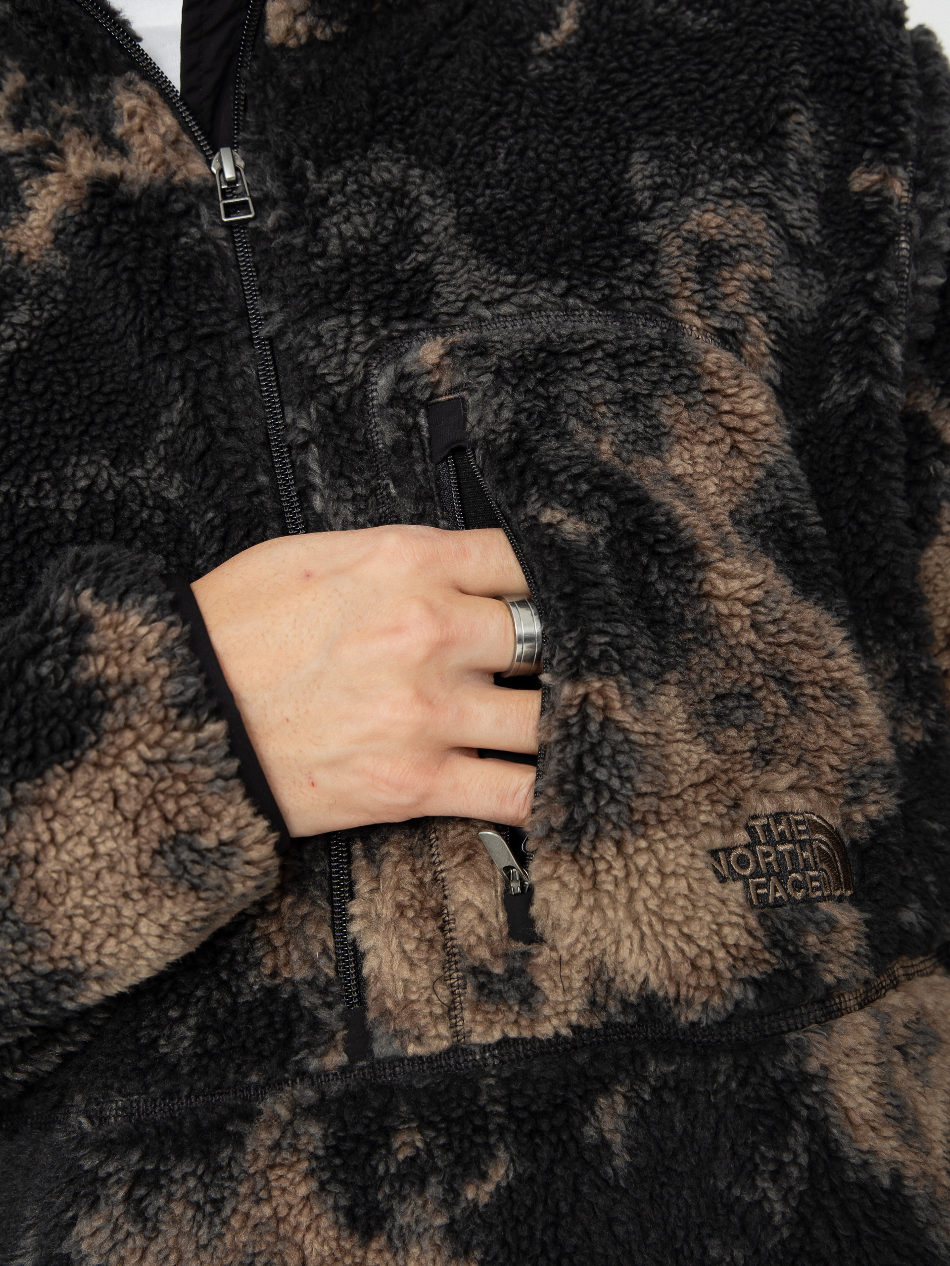 Kurtka The North Face Extreme Pile 2 Pullover Print (tnf black light refract)