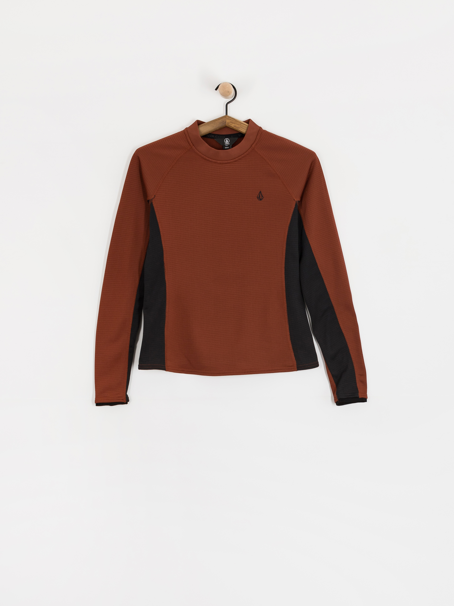 Damska Bluza aktywna Volcom Gridlock Crew Neck (henna)