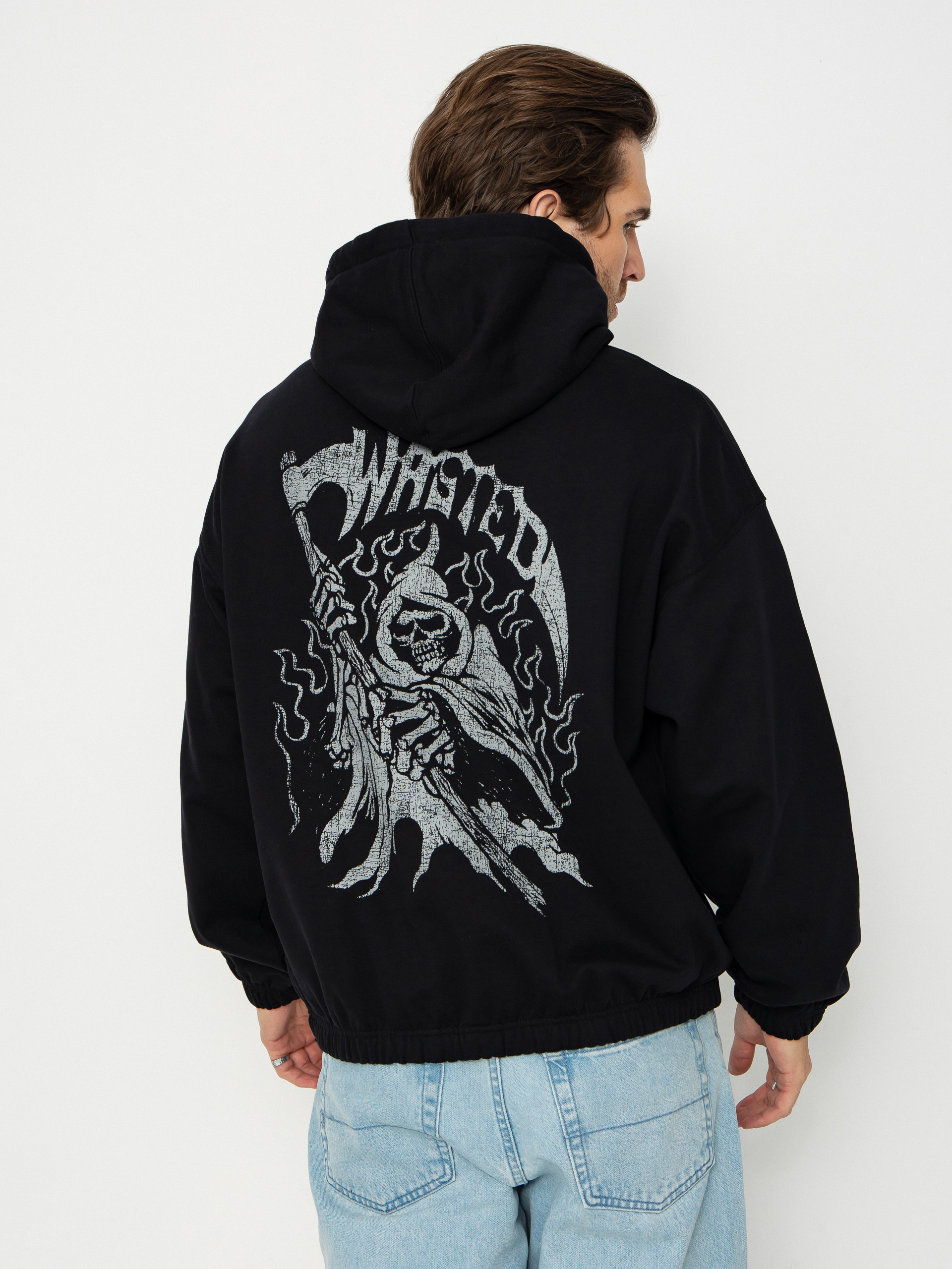 Bluza z kapturem Wasted Paris Harvest Boxy HD (black)