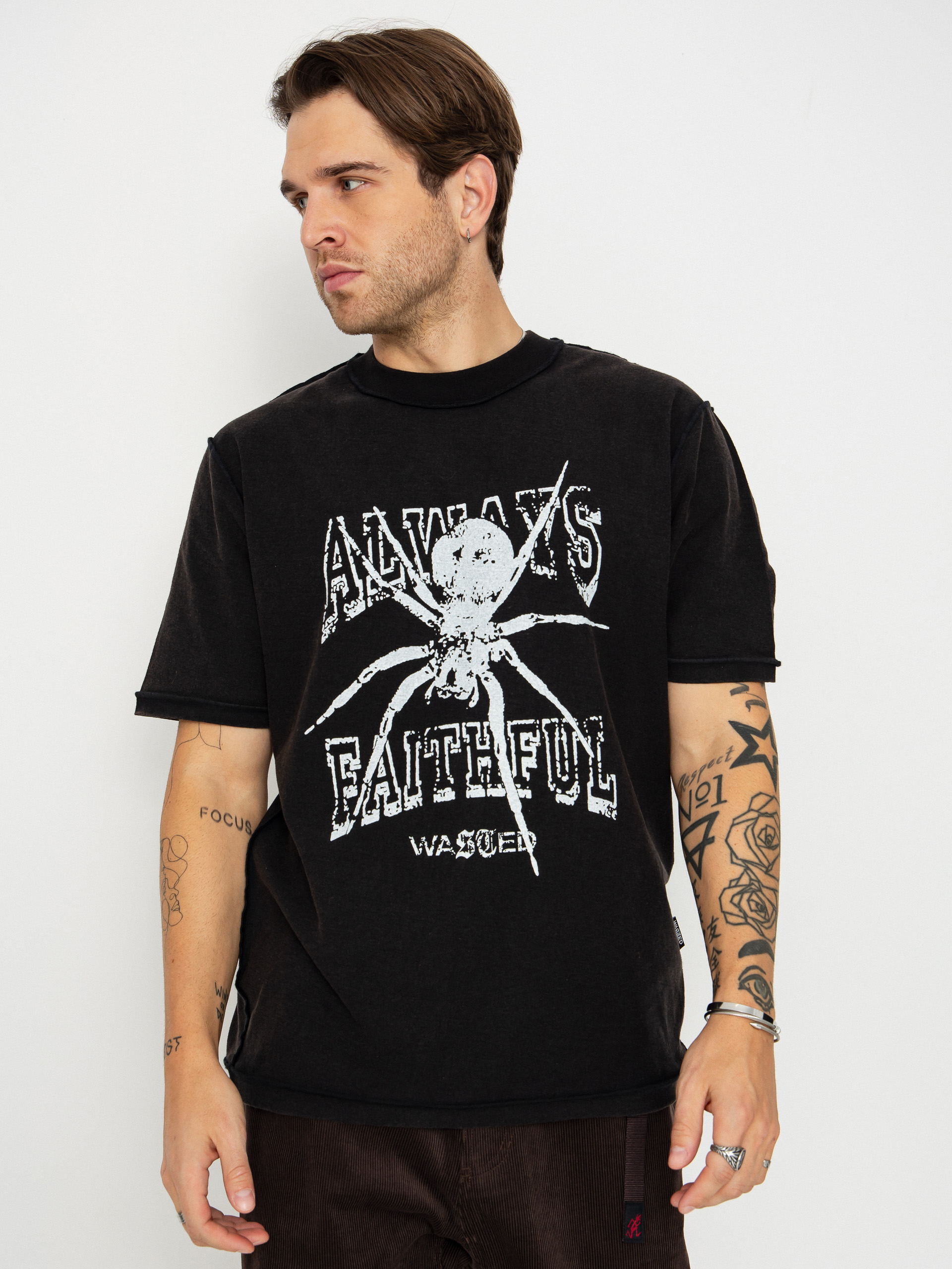 T-shirt Wasted Paris Authentic Reverse (faded black)