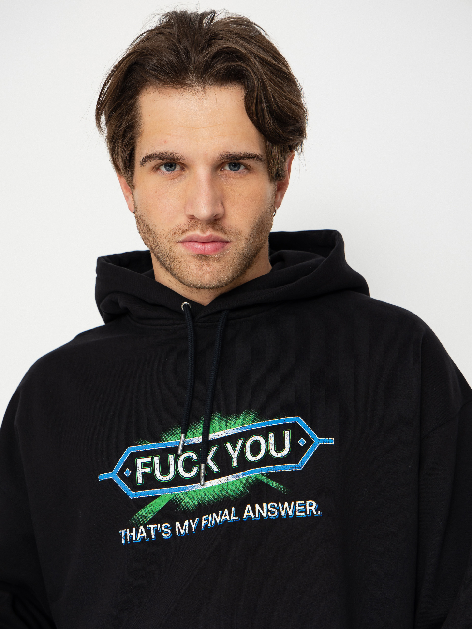 Bluza z kapturem Wasted Paris Answear Boxy HD (black)