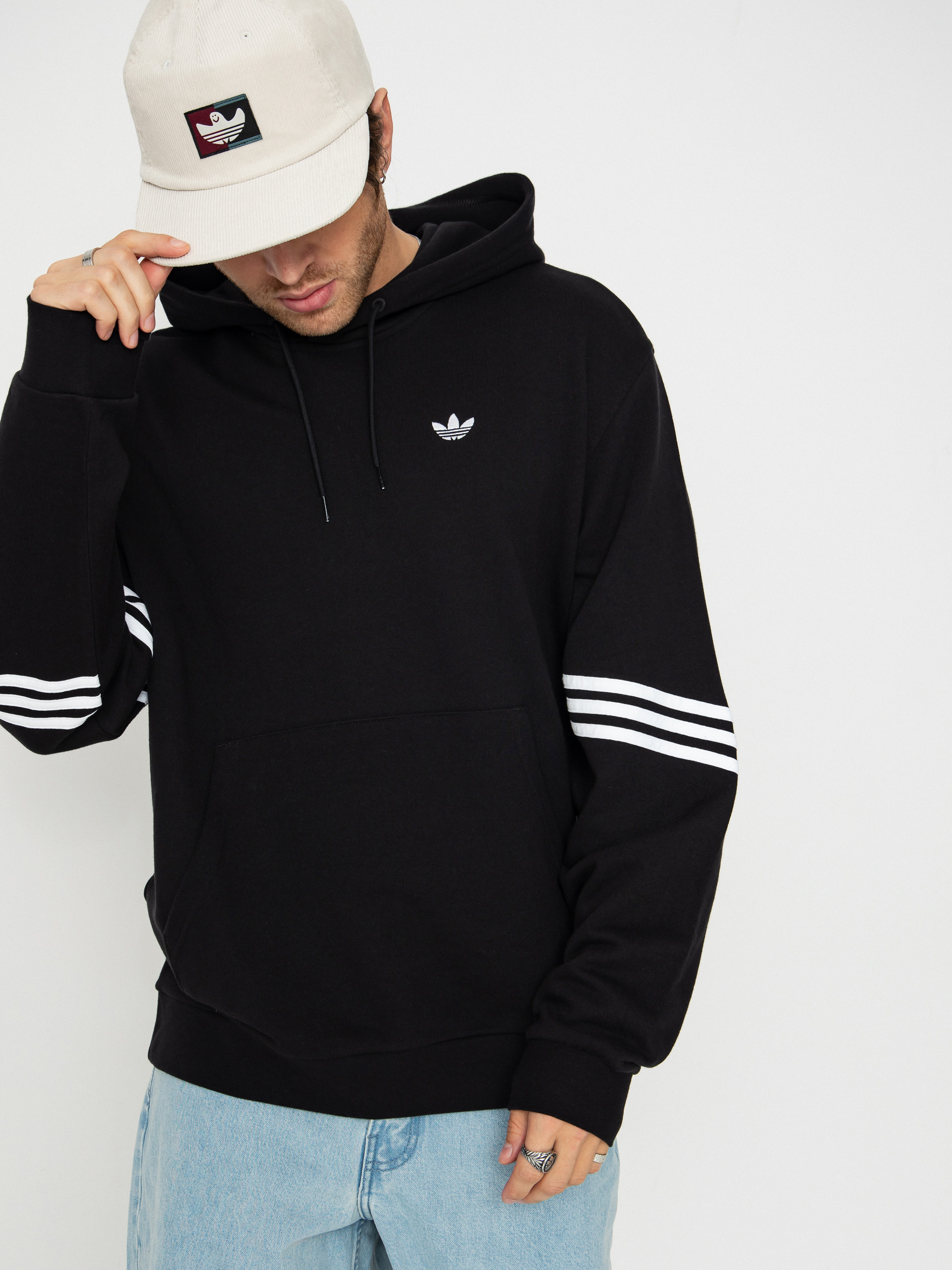 Bluza z kapturem adidas Classic HD (black/white)