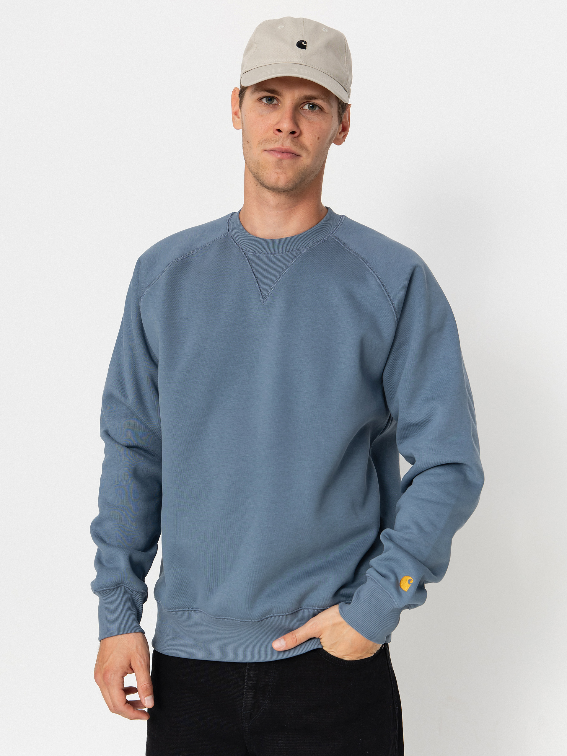 Bluza Carhartt WIP Chase (angelite/gold)