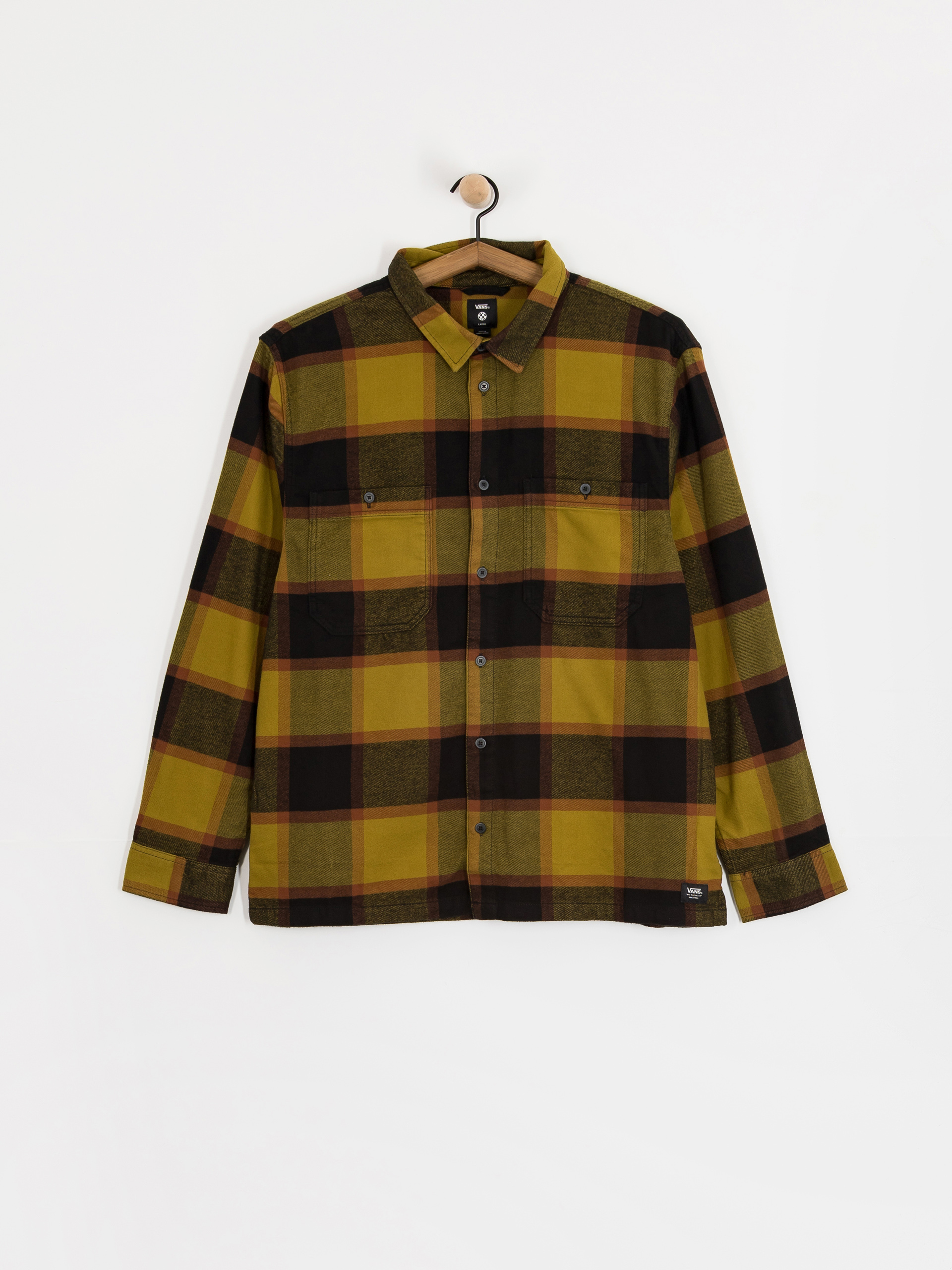 Koszula Vans Larkspur Plaid Flannel (burnt gold/black)
