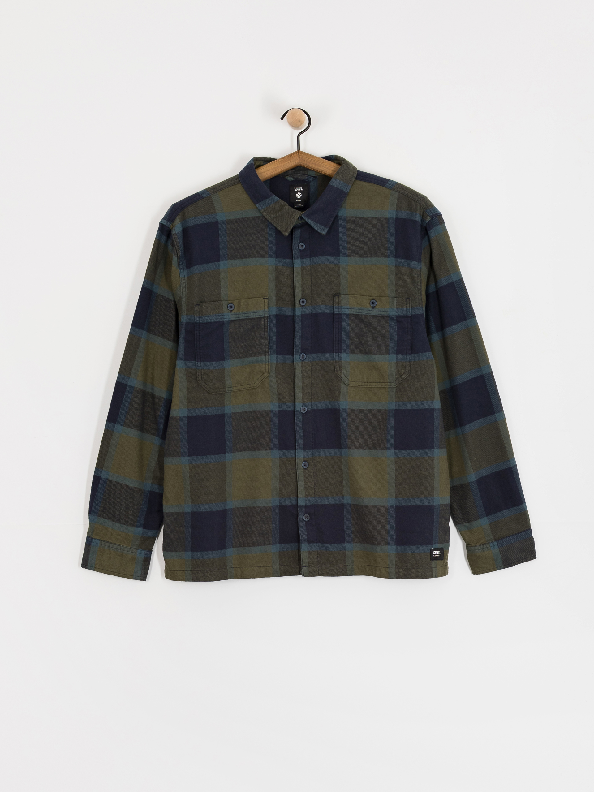 Koszula Vans Larkspur Plaid Flannel (grape leaf/parisiannght)