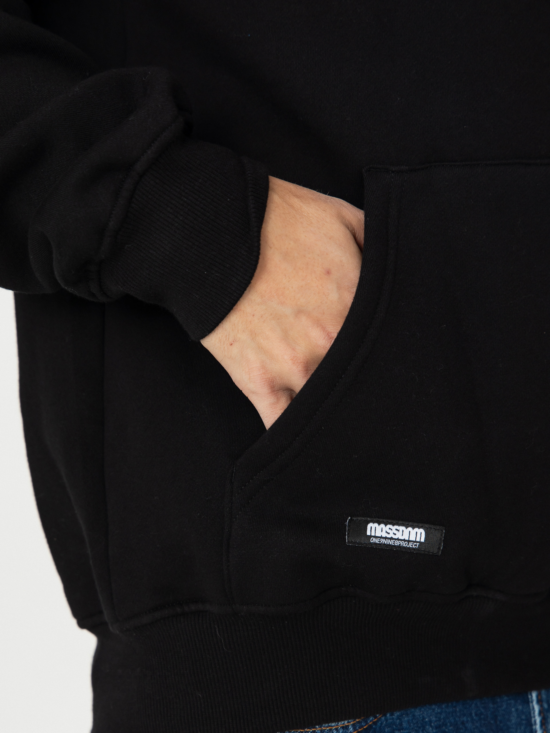 Bluza z kapturem MassDnm Nostalgia Angel HD (black)