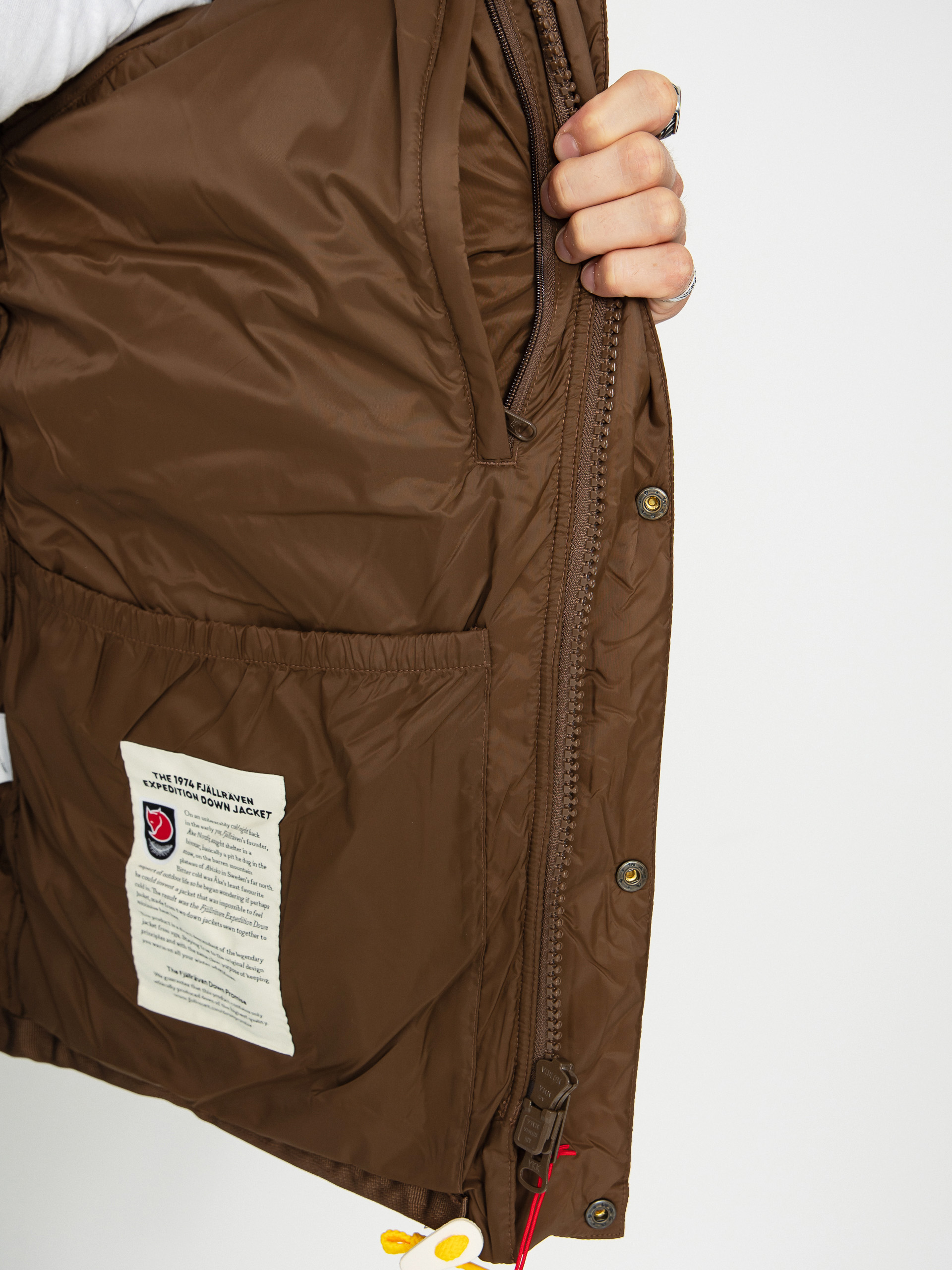 Kurtka Fjallraven Expedition Down Lite (dark oak)