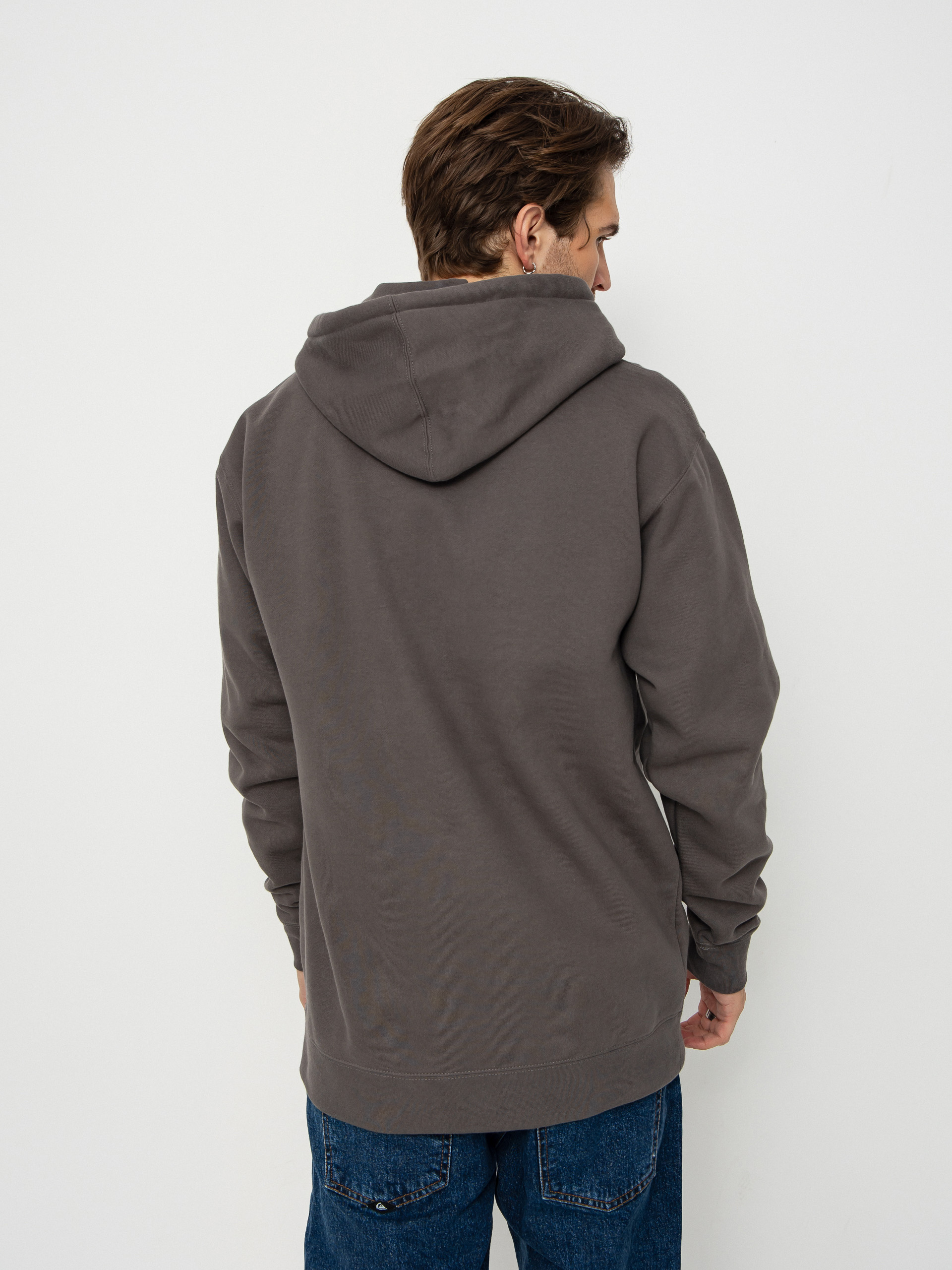 Bluza z kapturem Spitfire Hellfire (charcoal solid w/multi color print)