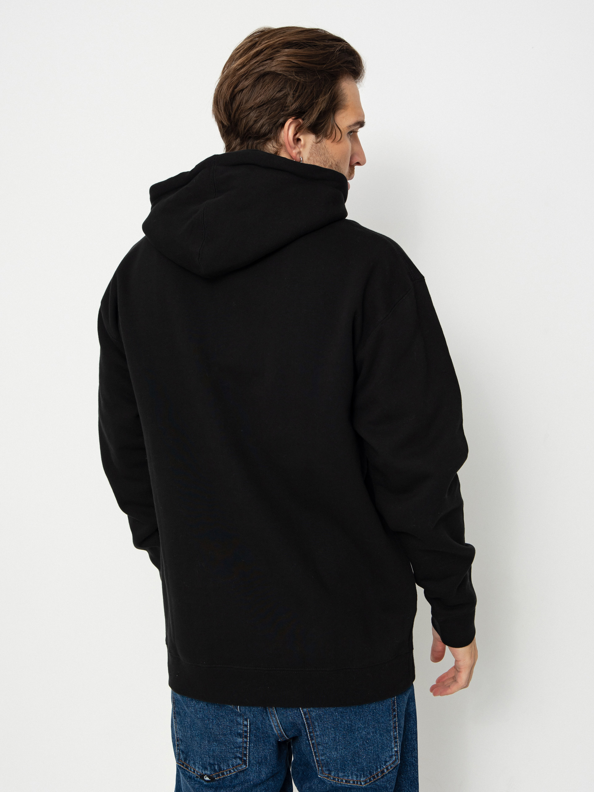 Bluza z kapturem Spitfire Eternal Fill (black w/red black&white print)
