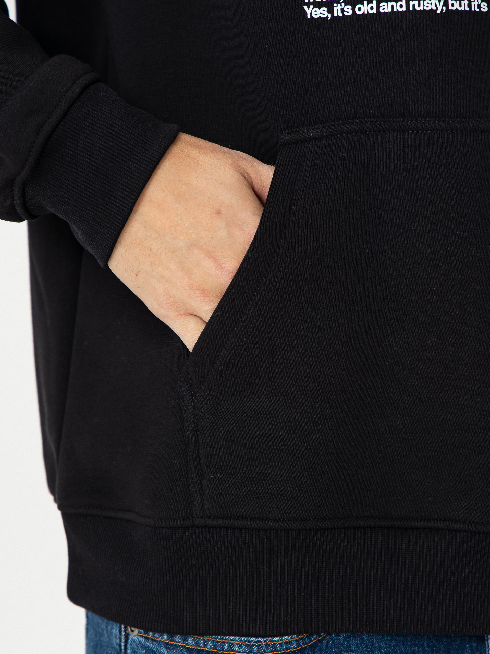 Bluza z kapturem Palto Busik (black)