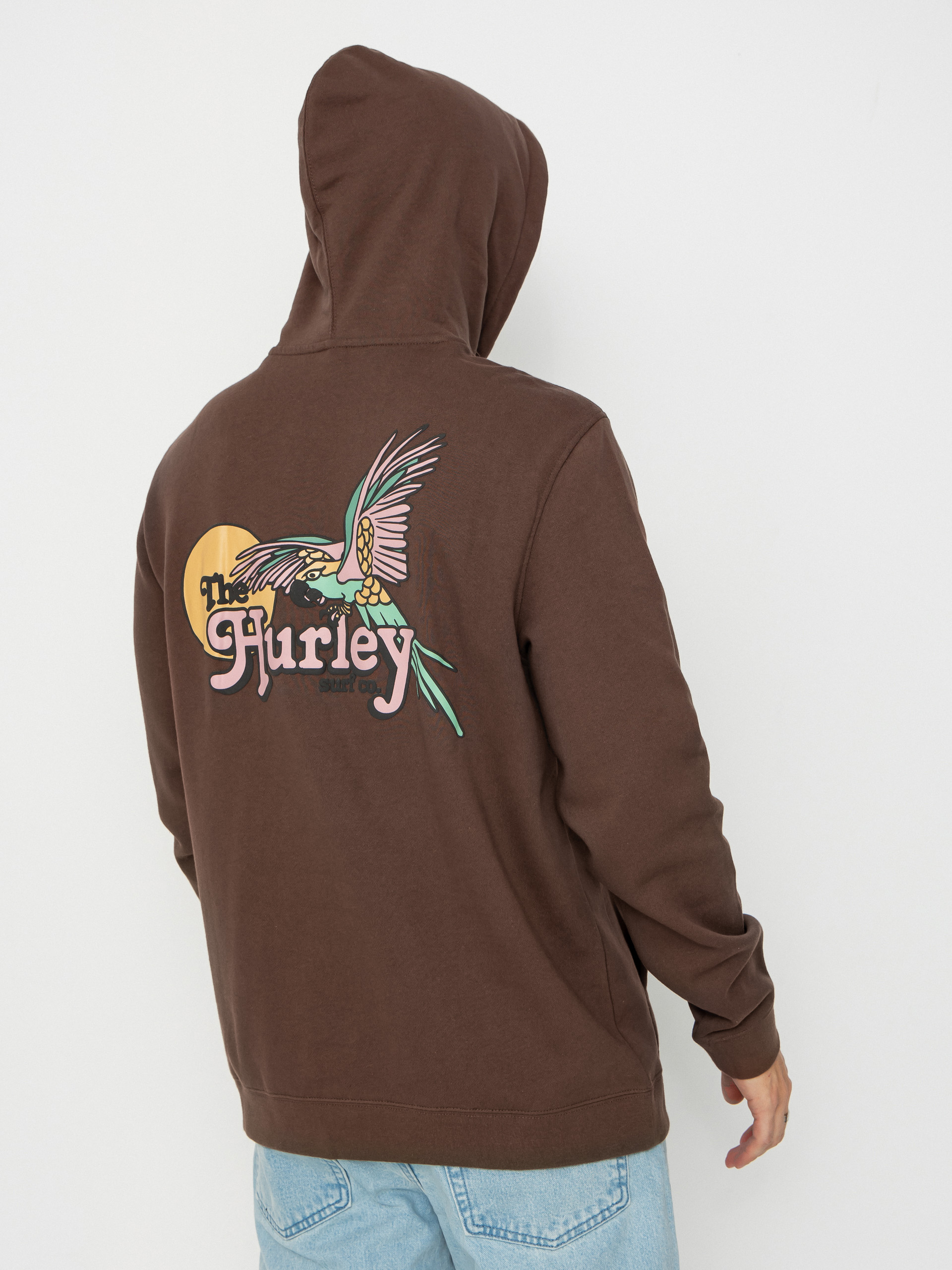 Bluza z kapturem Hurley Makaw HD (espresso)