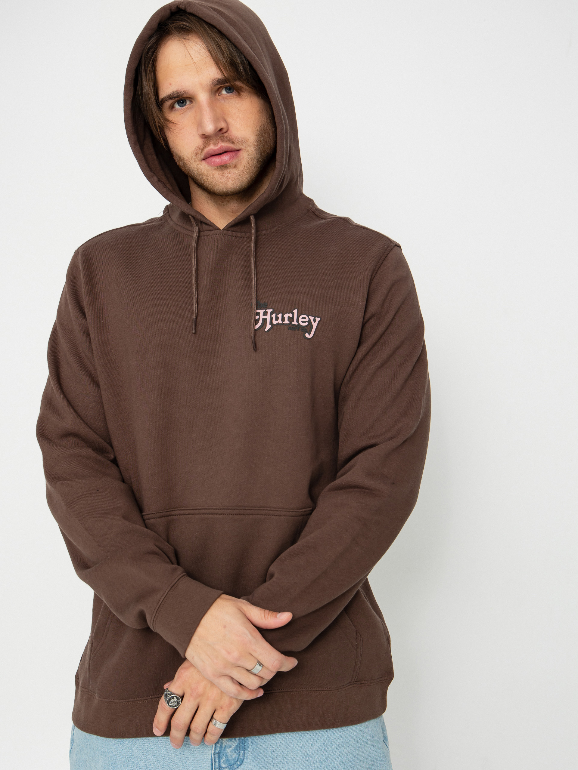 Bluza z kapturem Hurley Makaw HD (espresso)