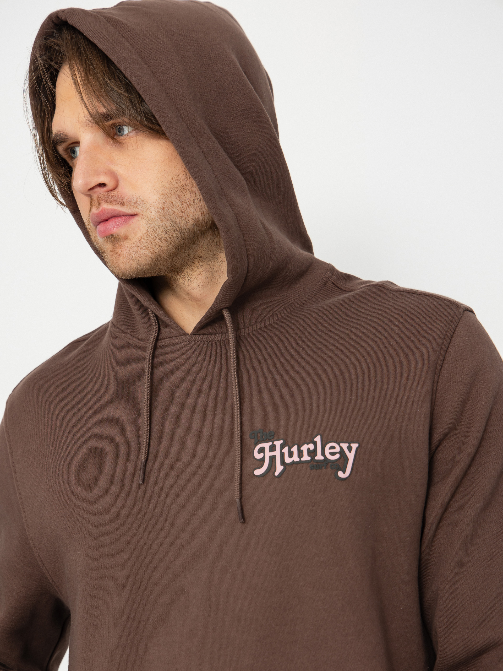 Bluza z kapturem Hurley Makaw HD (espresso)
