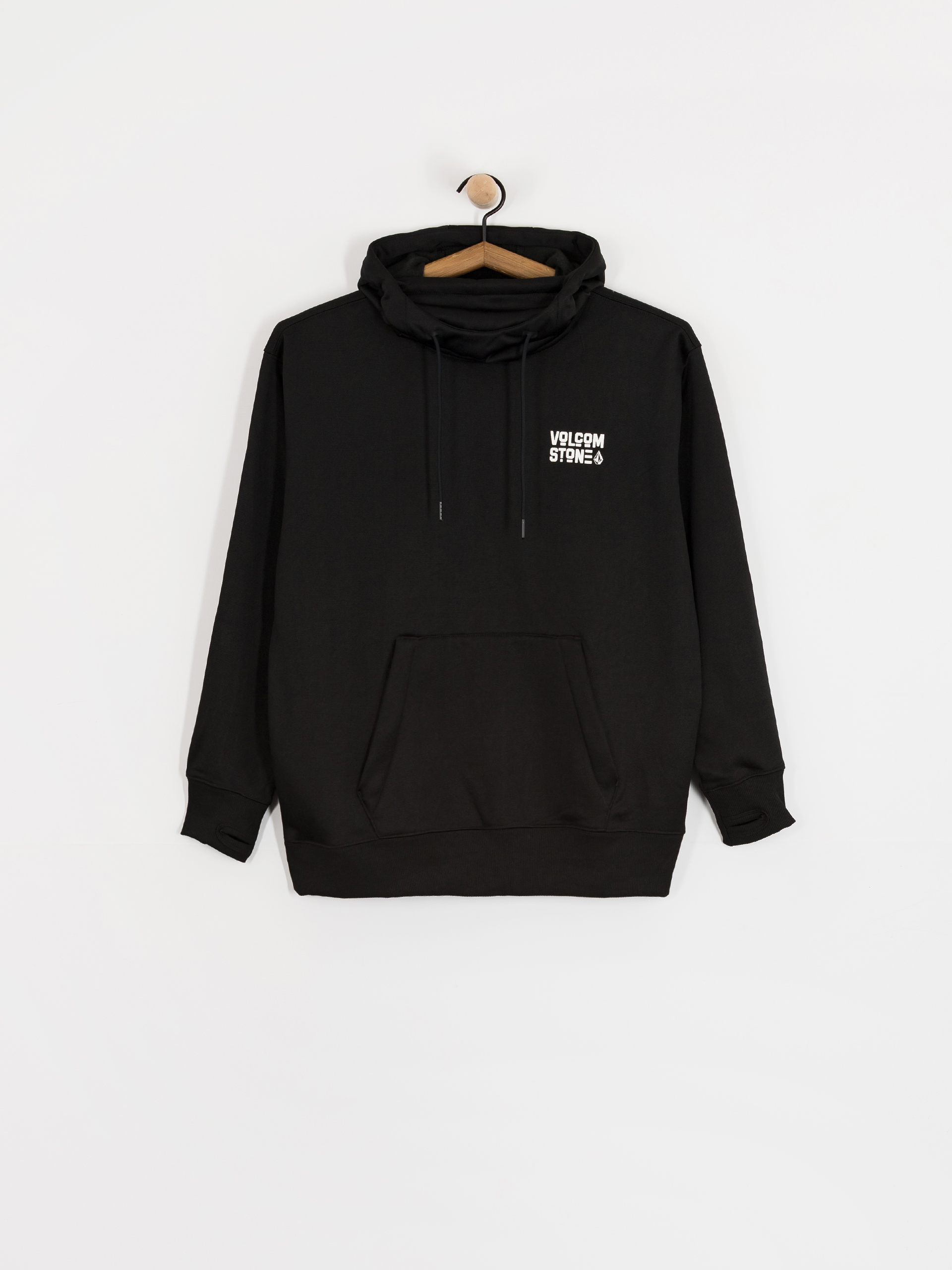 Bluza z kapturem Volcom Riding Hydro HD Wmn (black)