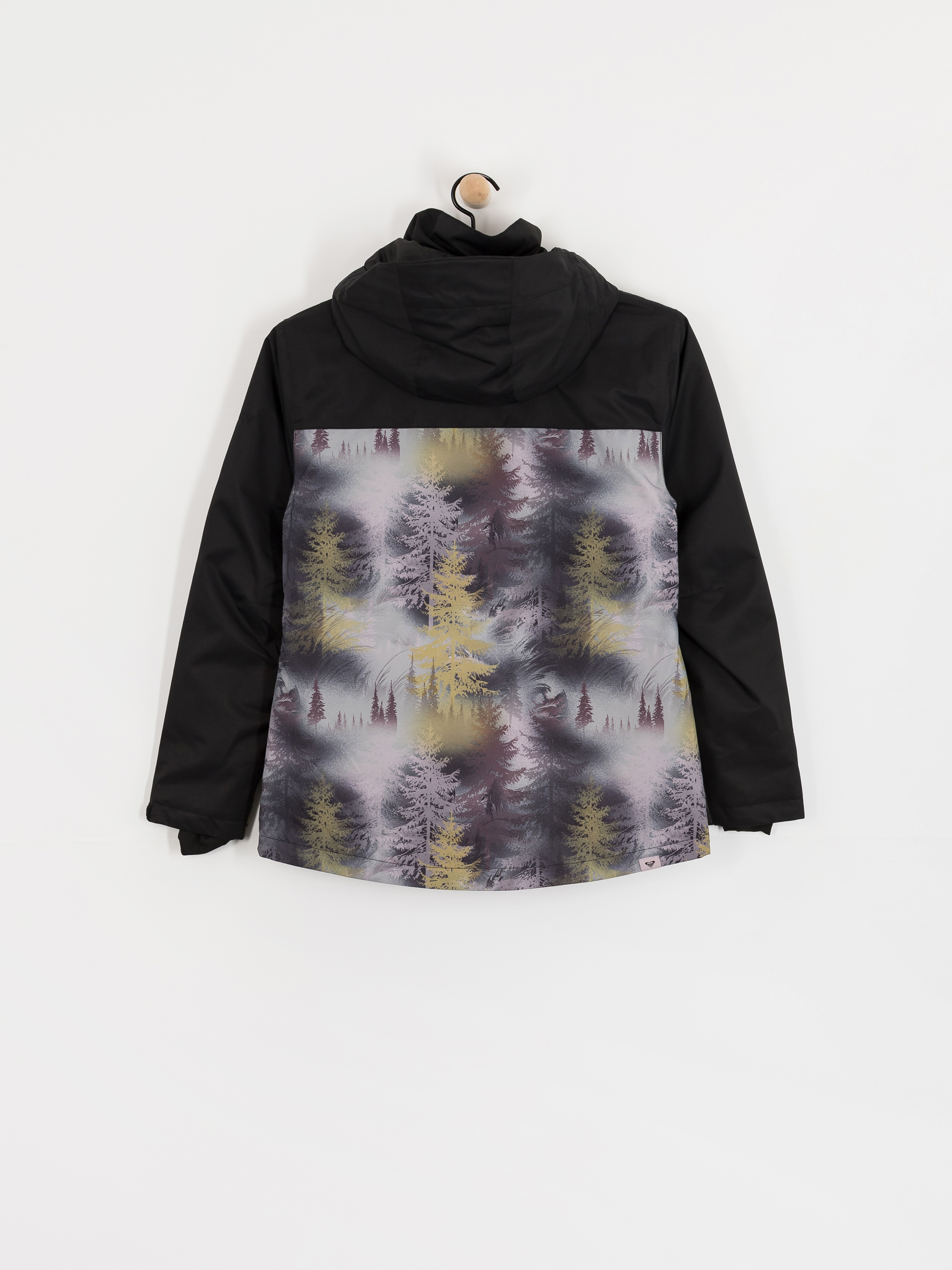 Damska Kurtka snowboardowa Roxy Jetty Block (frost gray pinetrees)