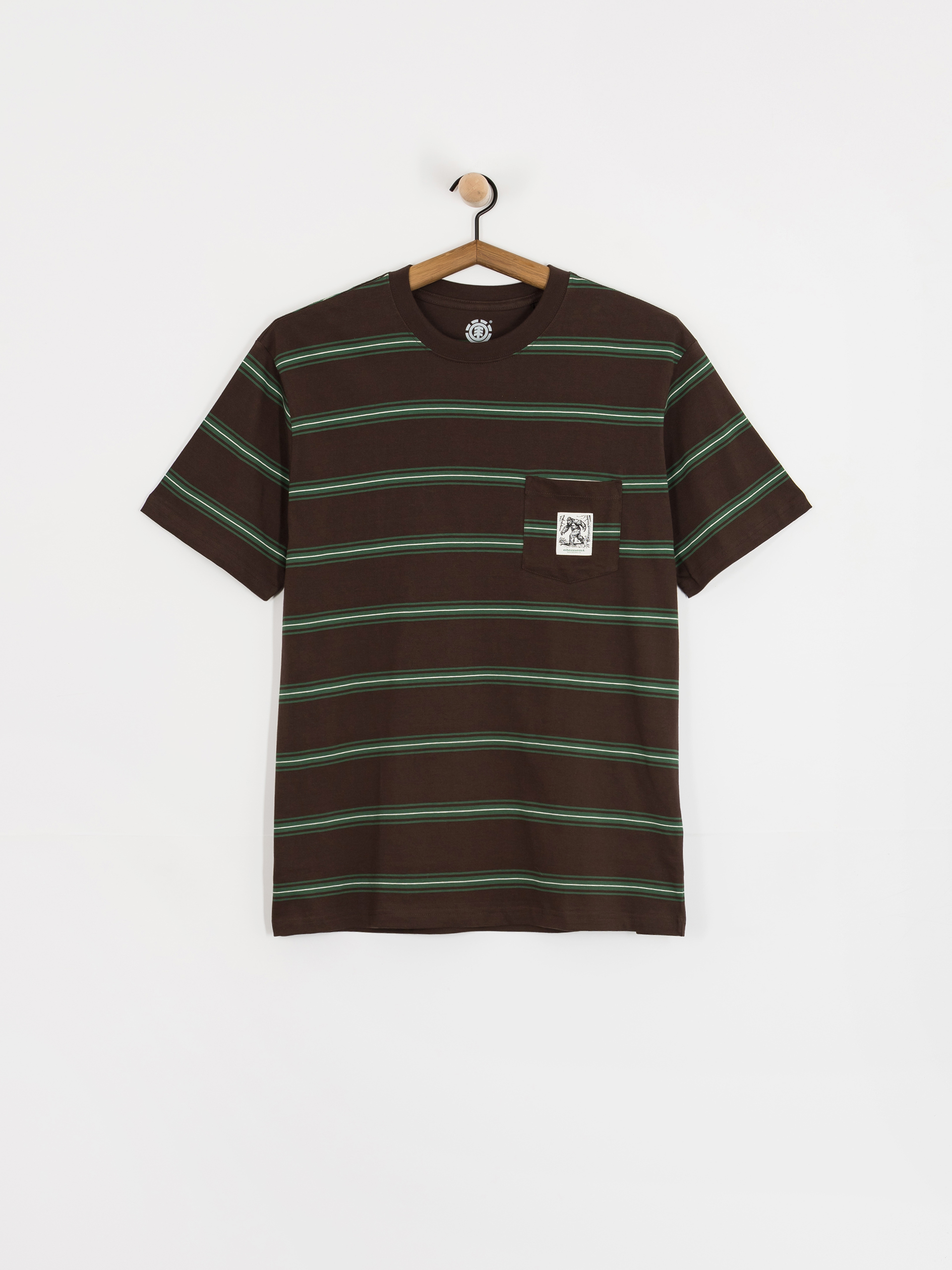 T-shirt Element Bigfoot Pocket Label (bigfoot java stripe)