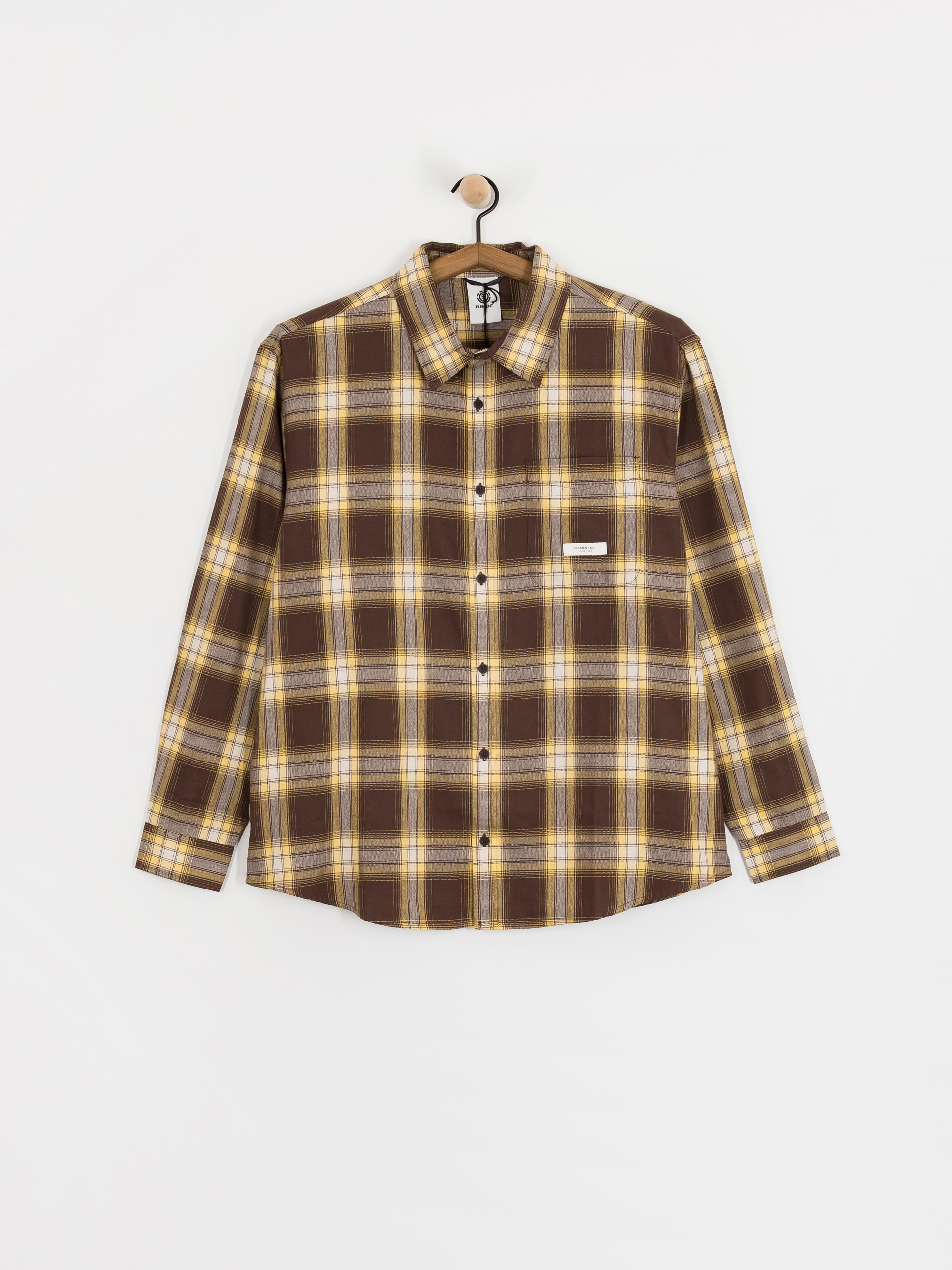 Koszula Element All Season 1Pkt Lightweight (java/cornsilk plaid)